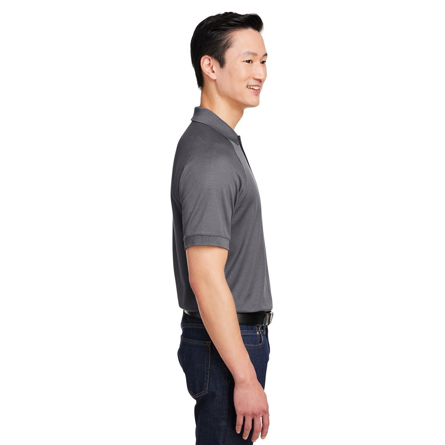 Black Polo Shirts - Harriton - Snag Resistant Design