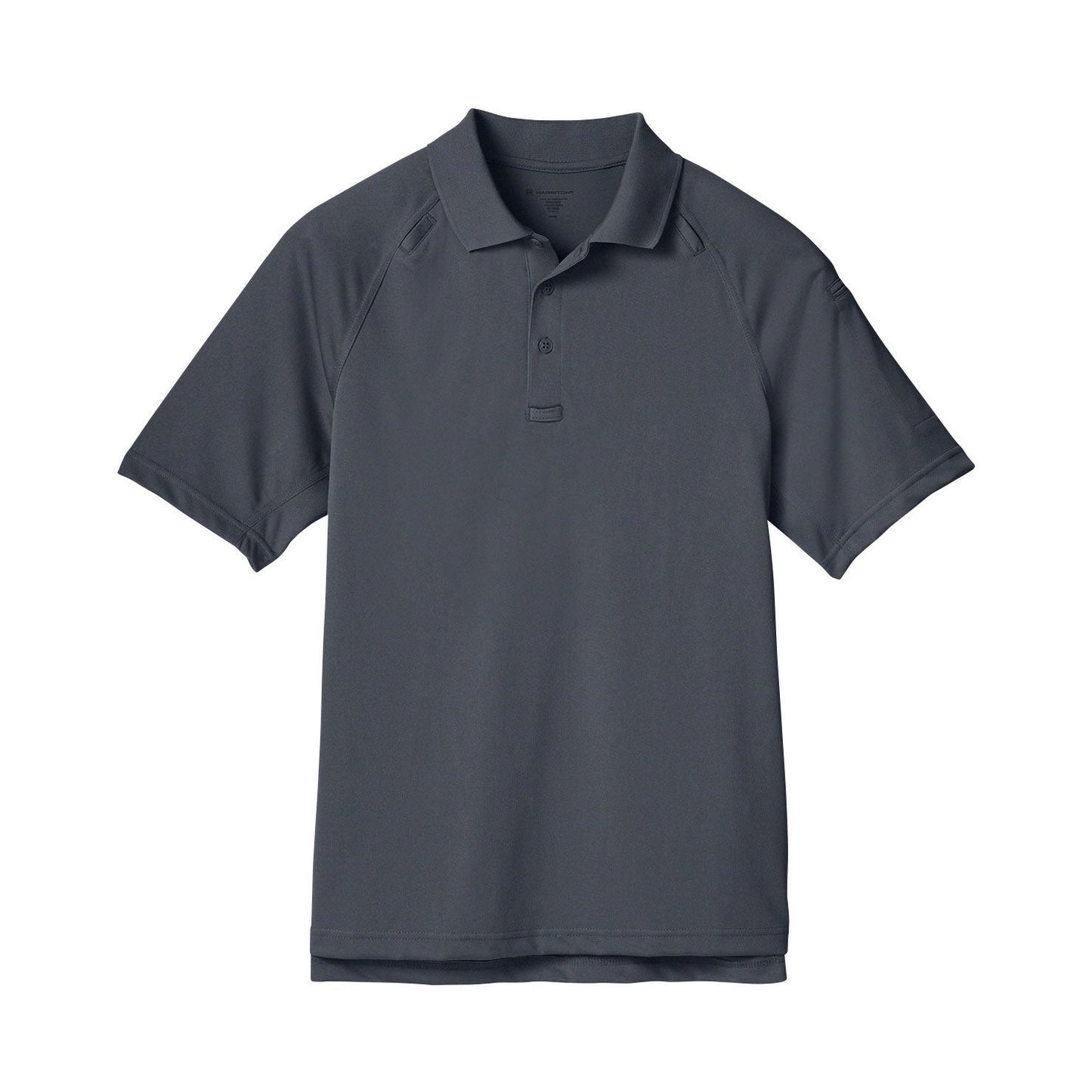 Black Tactical Polo Shirt - Harriton - Moisture-Wicking