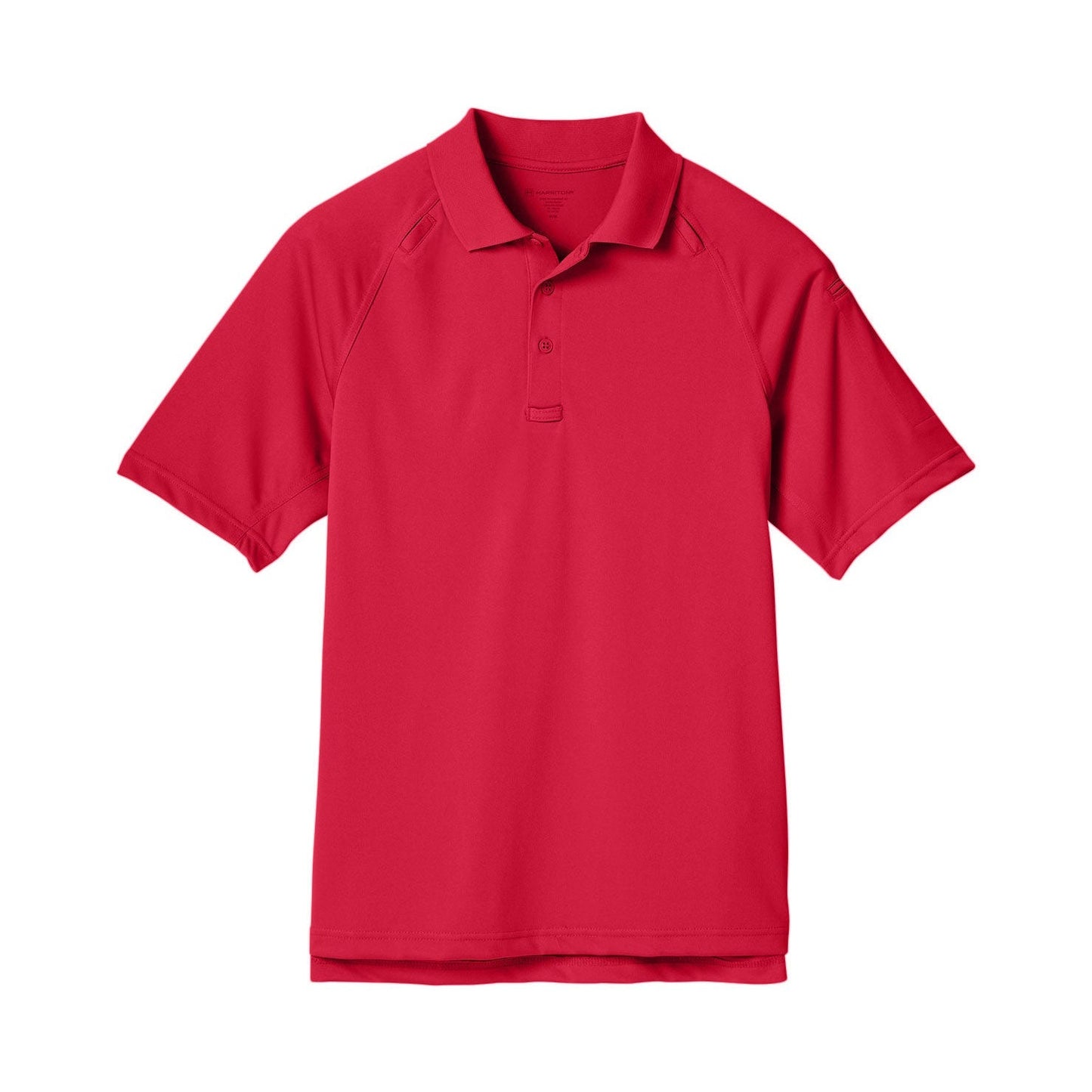 Black Tactical Polo Shirt - Harriton - Moisture-Wicking