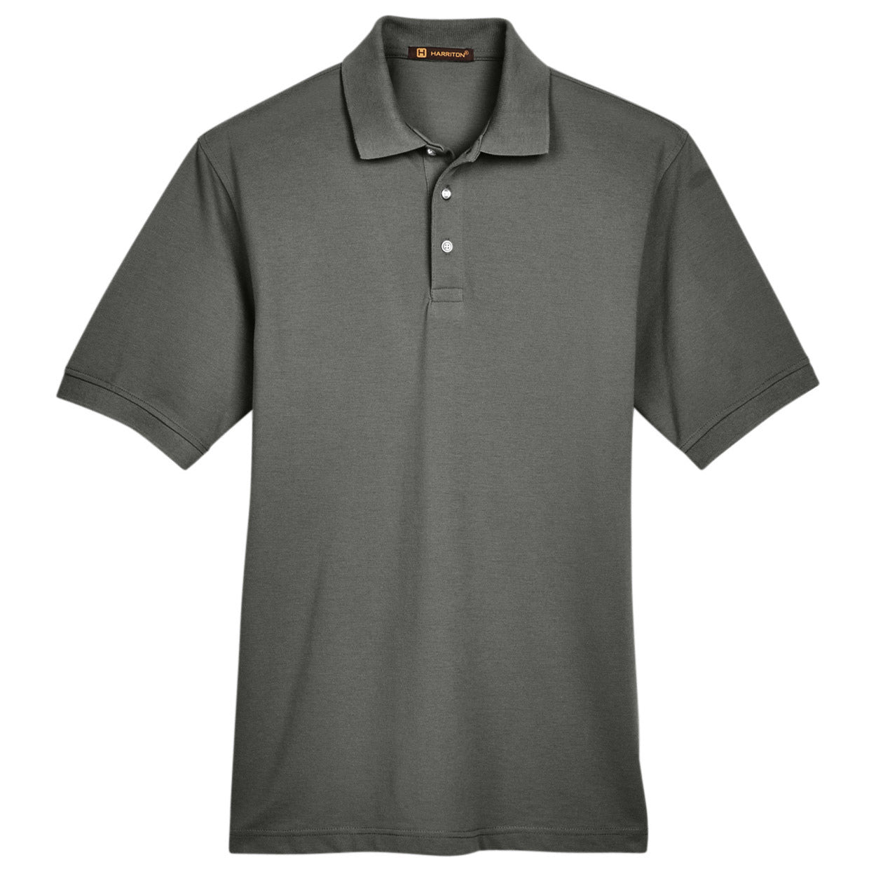 Black Polo Shirt - Harriton - Easy Blend Fabric