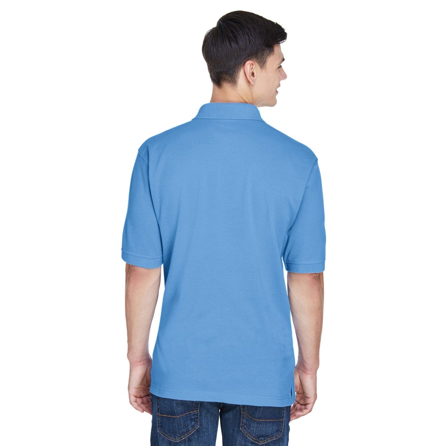 Black Polo Shirt - Harriton - Easy Blend Fabric