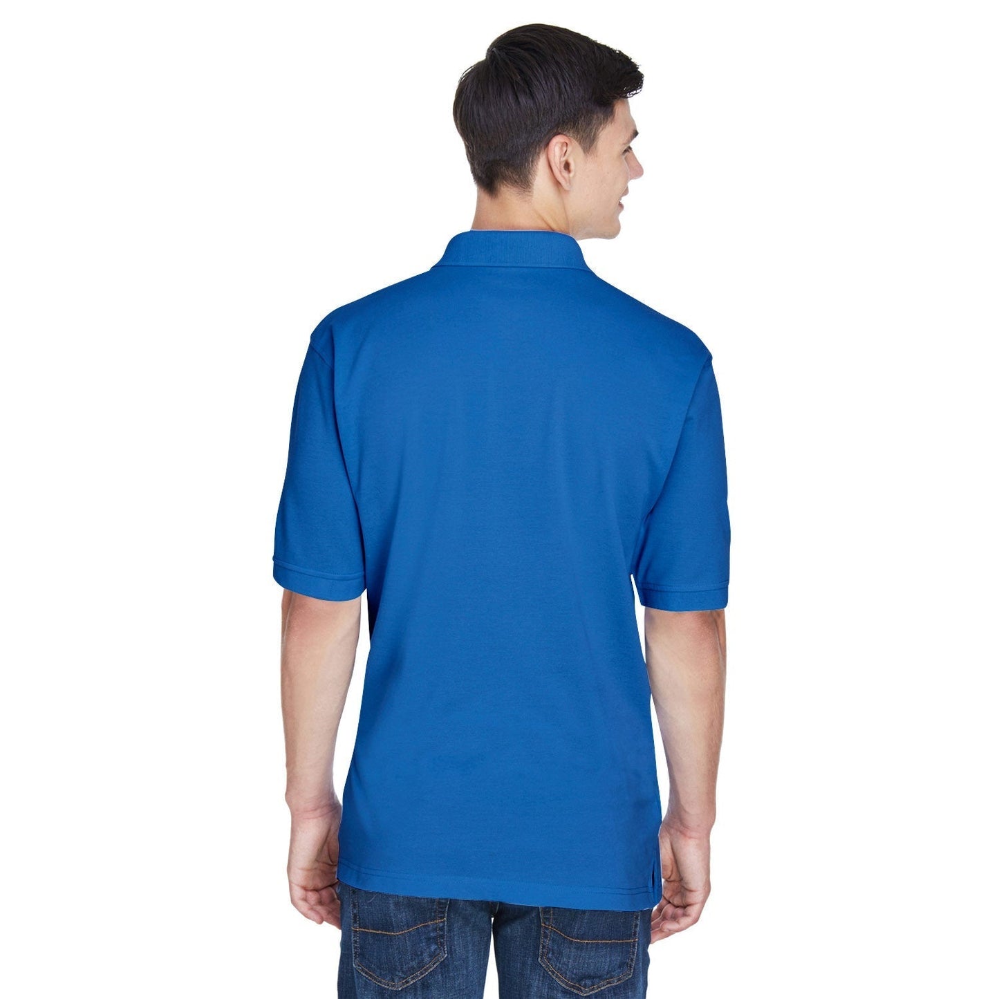Black Polo Shirt - Harriton - Easy Blend Fabric