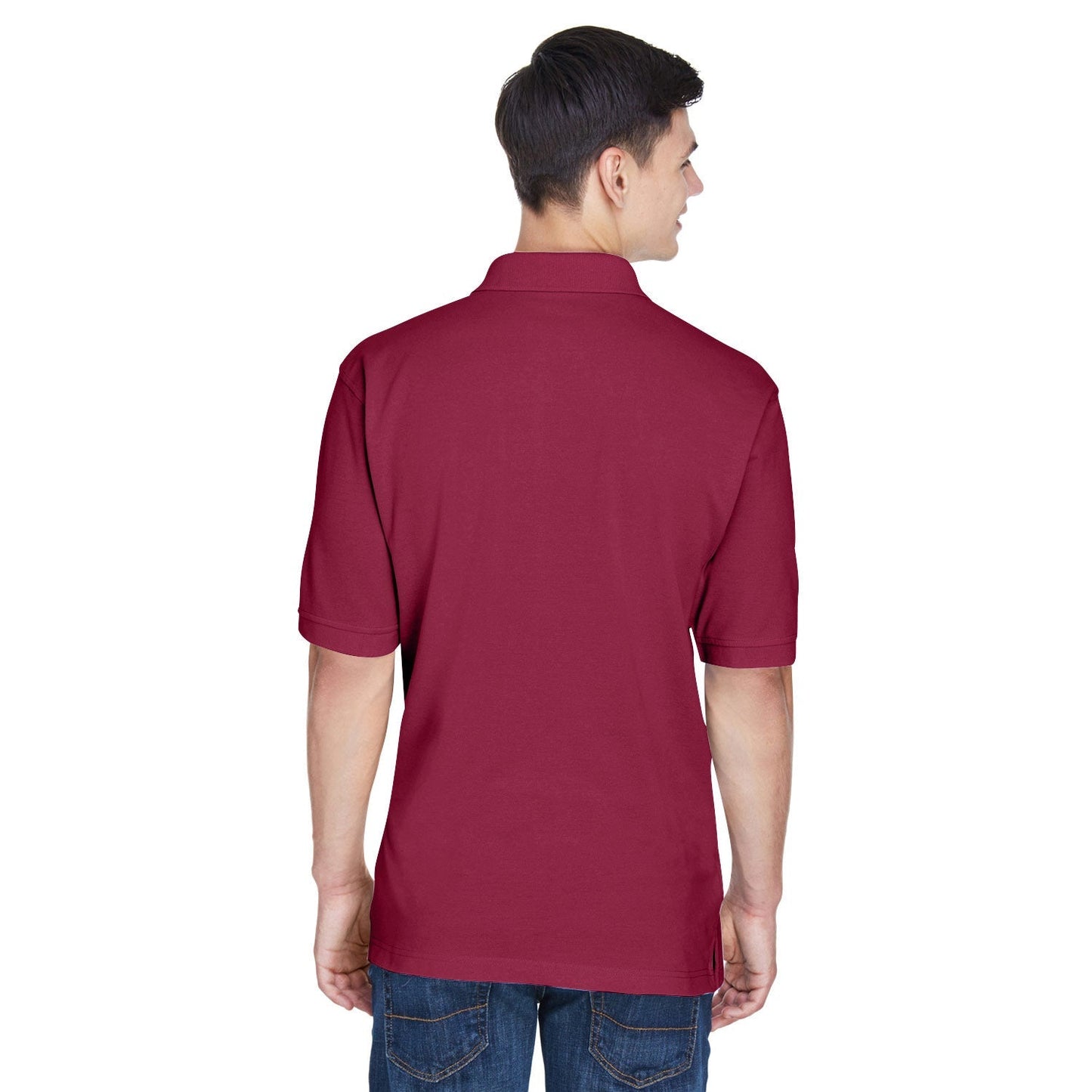 Black Polo Shirt - Harriton - Easy Blend Fabric