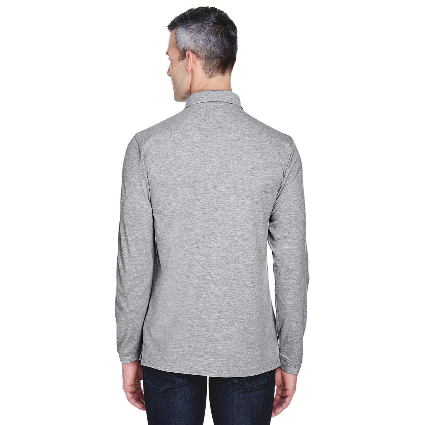 Black Polo Shirt - Harriton - Easy Blend Comfort