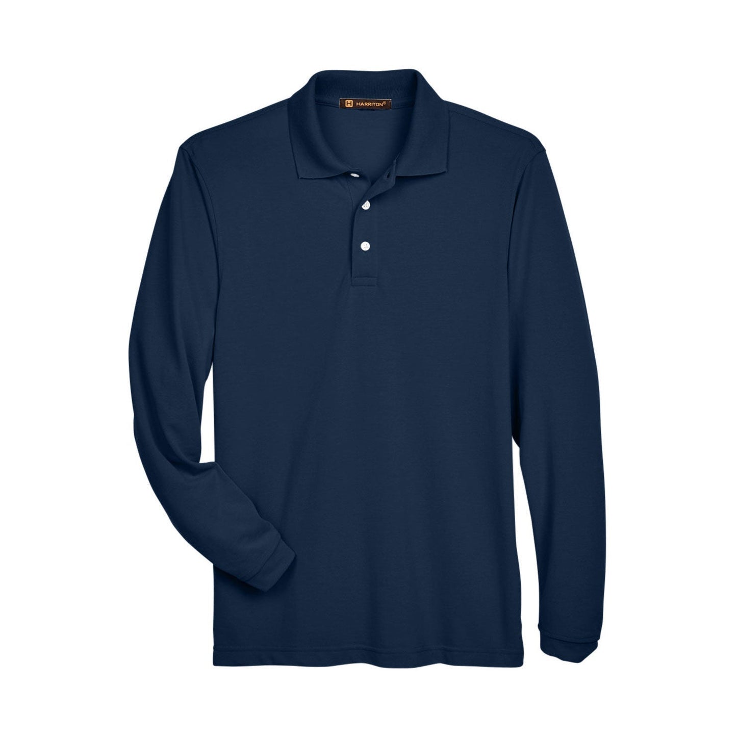 Black Polo Shirt - Harriton - Easy Blend Comfort