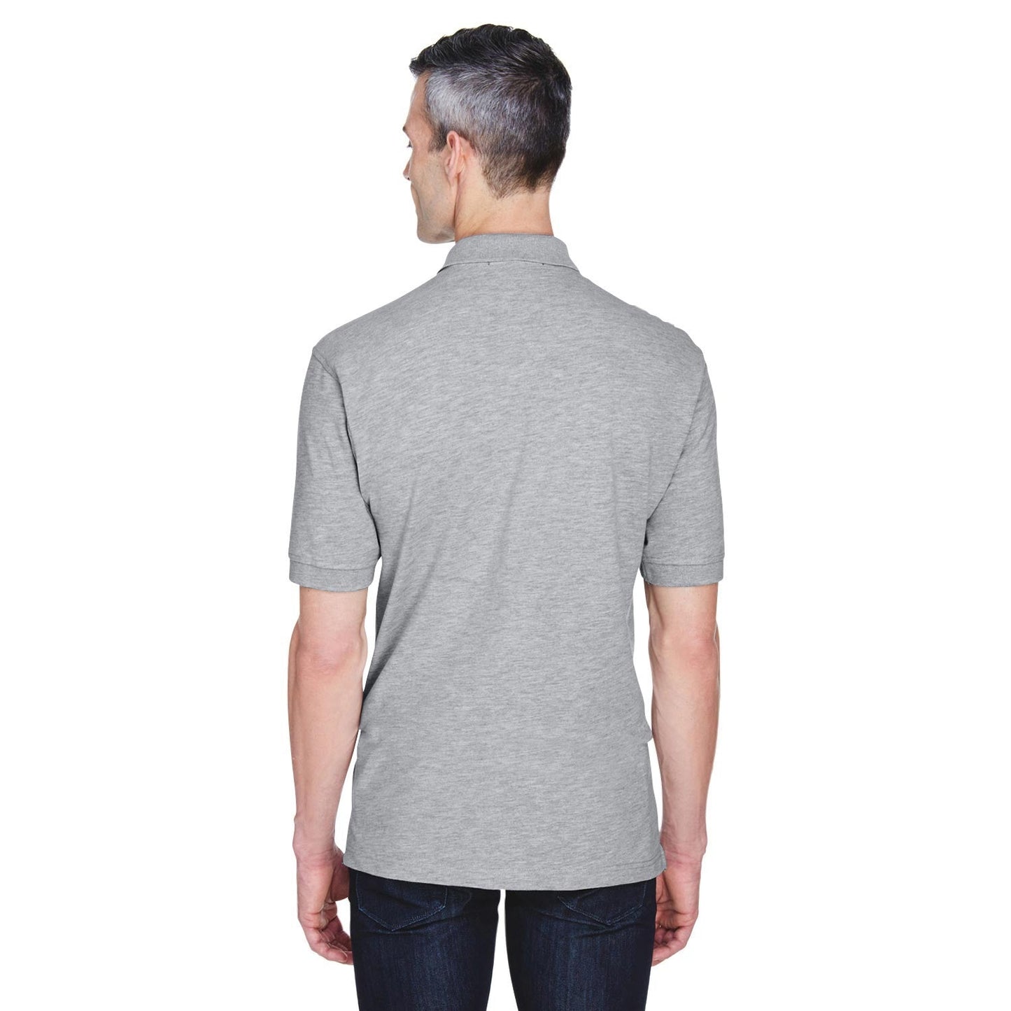 Black Polo Shirt - Harriton - Easy Blend Fabric