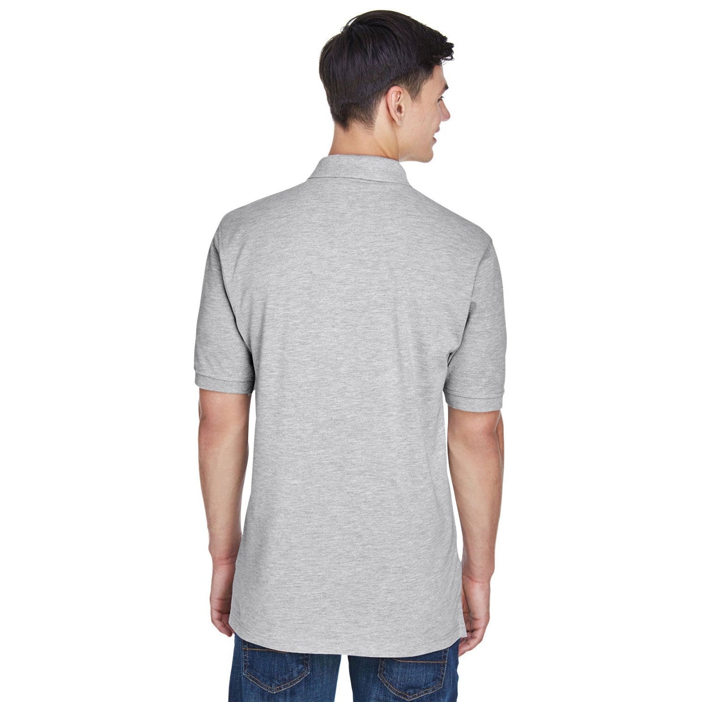 Black Polo Shirt - Harriton - Easy Blend Fabric