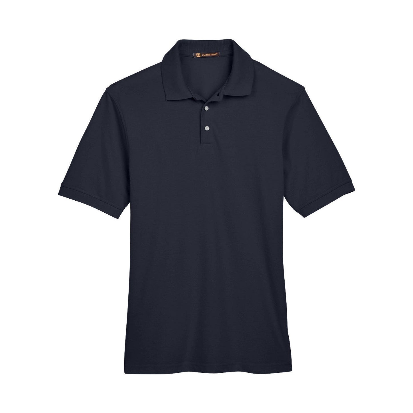 Black Polo Shirt - Harriton - Easy Blend Fabric