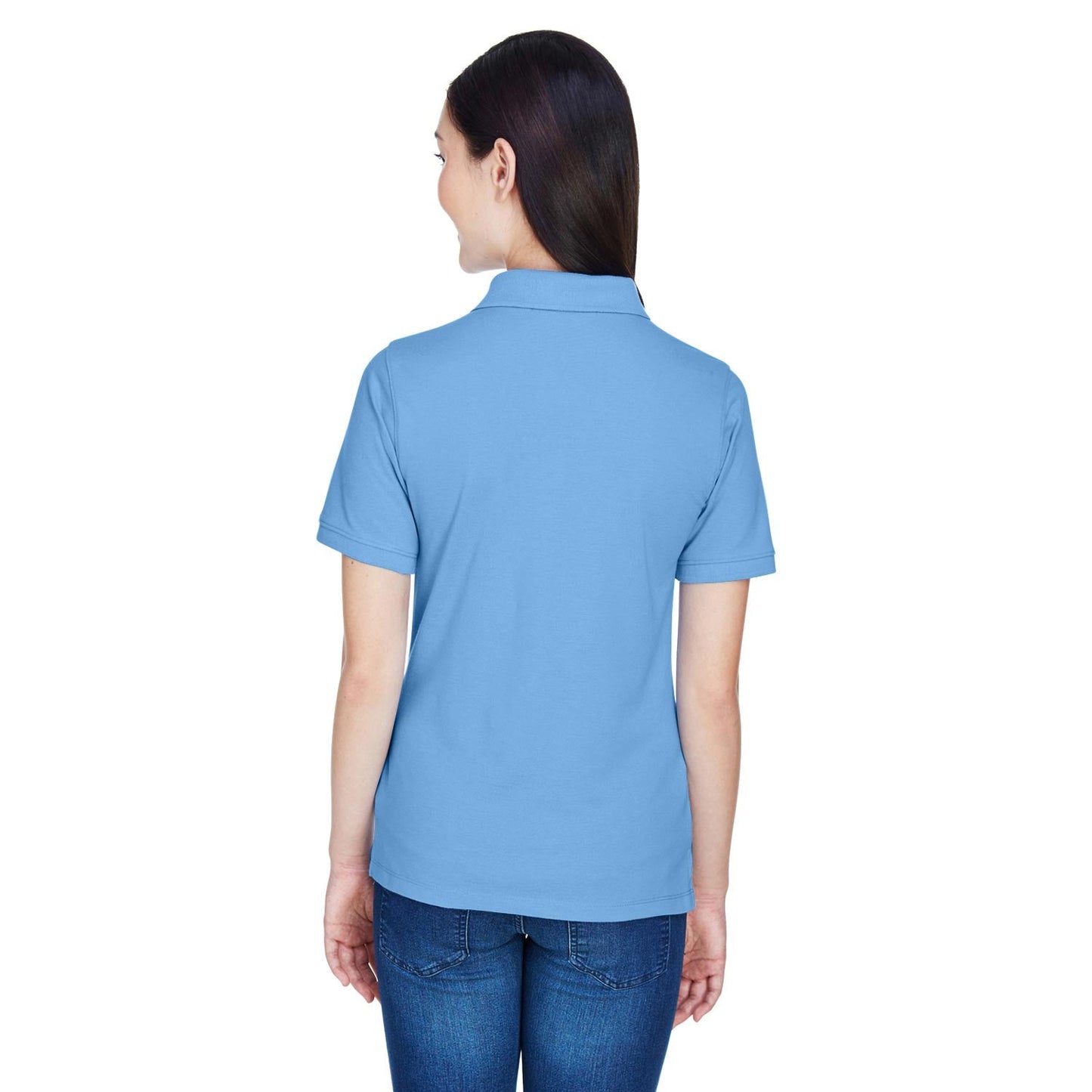 Black Polo Shirts - Harriton - Easy Blend Comfort