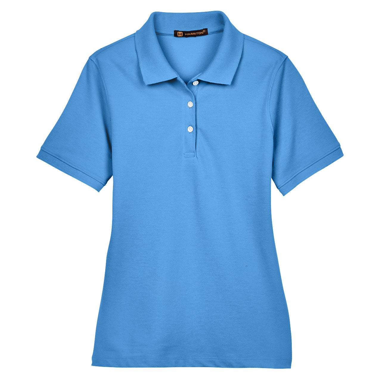 Black Polo Shirts - Harriton - Easy Blend Comfort