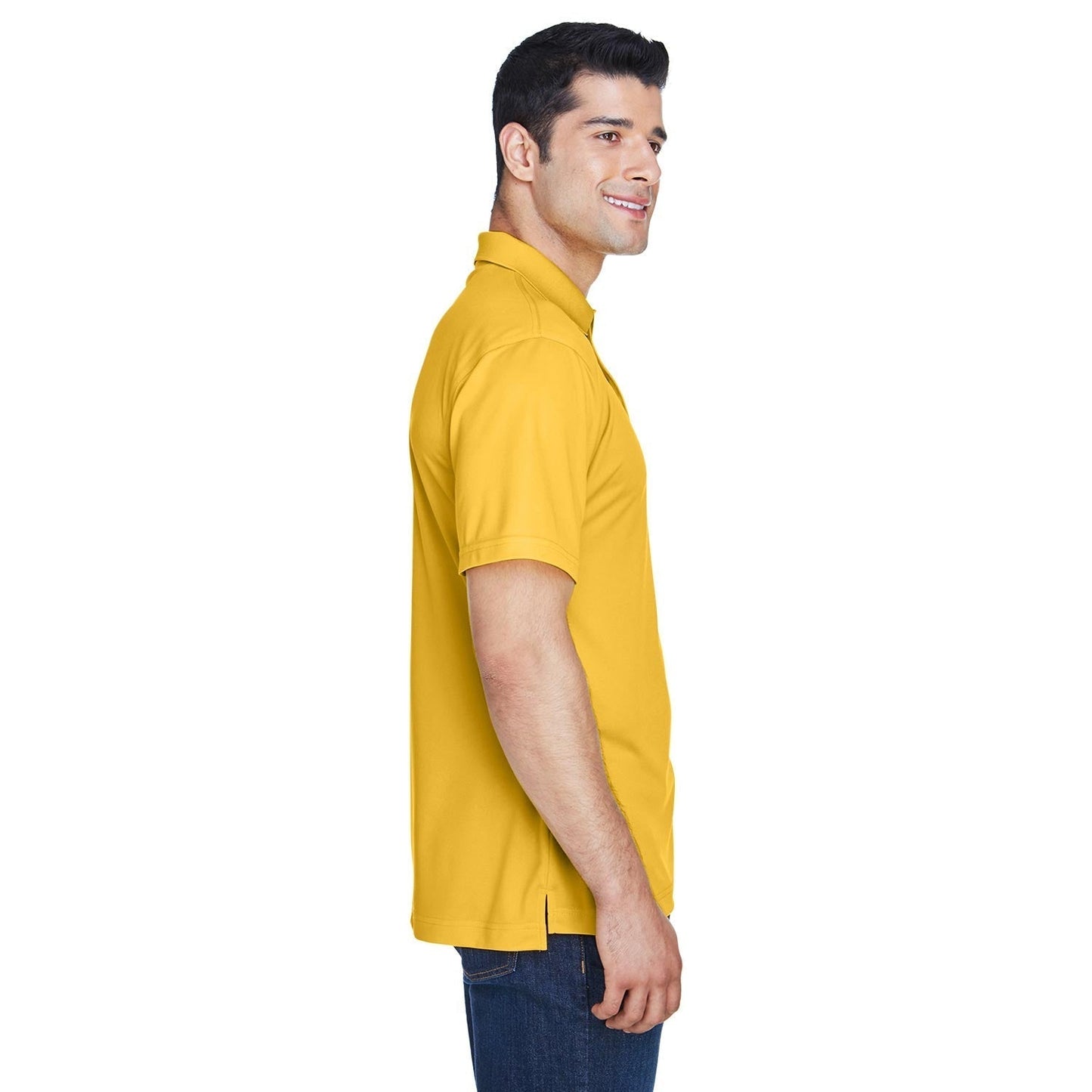 Black Polo Shirts - Harriton - Breathable Polyester