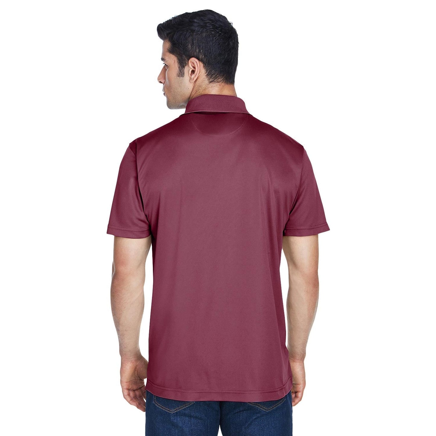 Black Polo Shirts - Harriton - Breathable Polyester