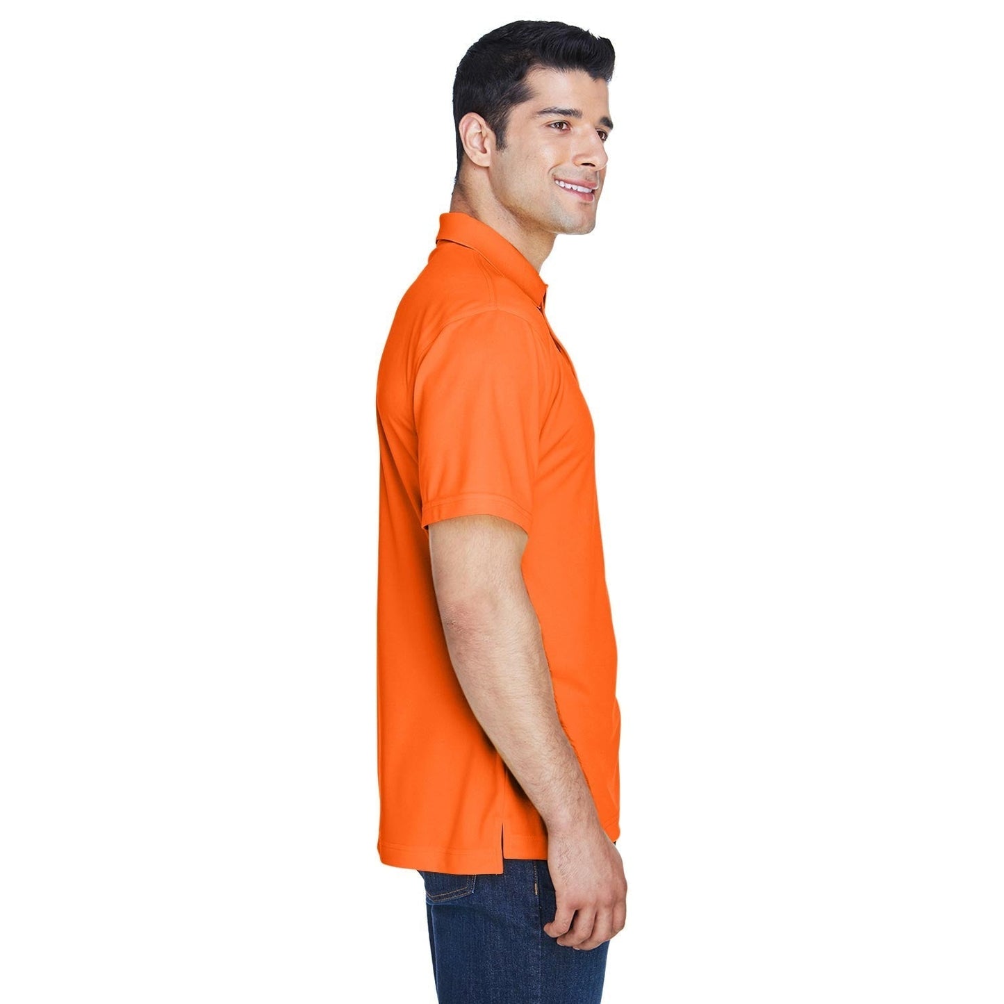 Black Polo Shirts - Harriton - Breathable Polyester