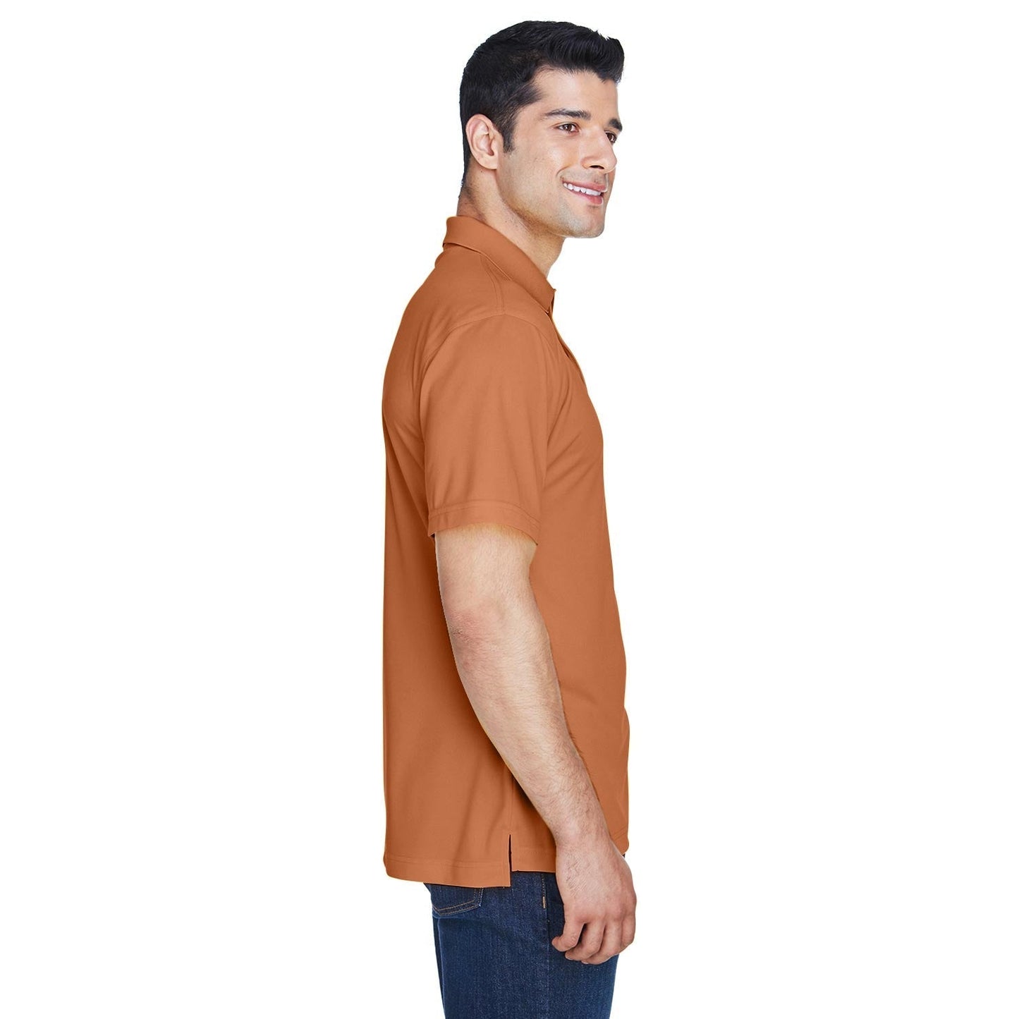 Black Polo Shirts - Harriton - Breathable Polyester
