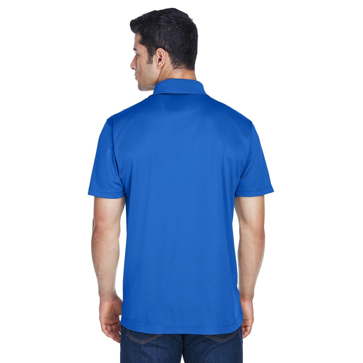 Black Polo Shirts - Harriton - Breathable Polyester