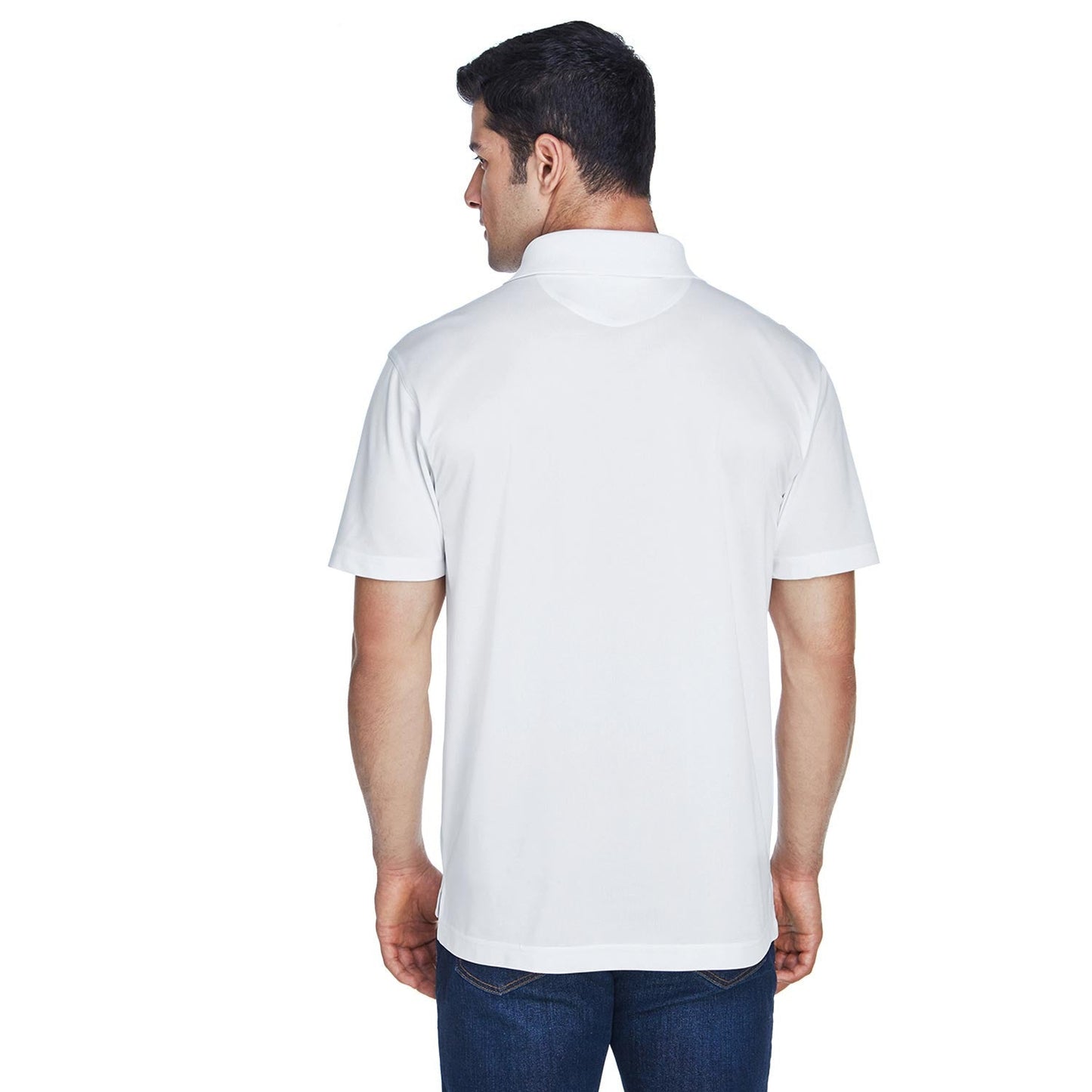 Black Polo Shirts - Harriton - Breathable Polyester