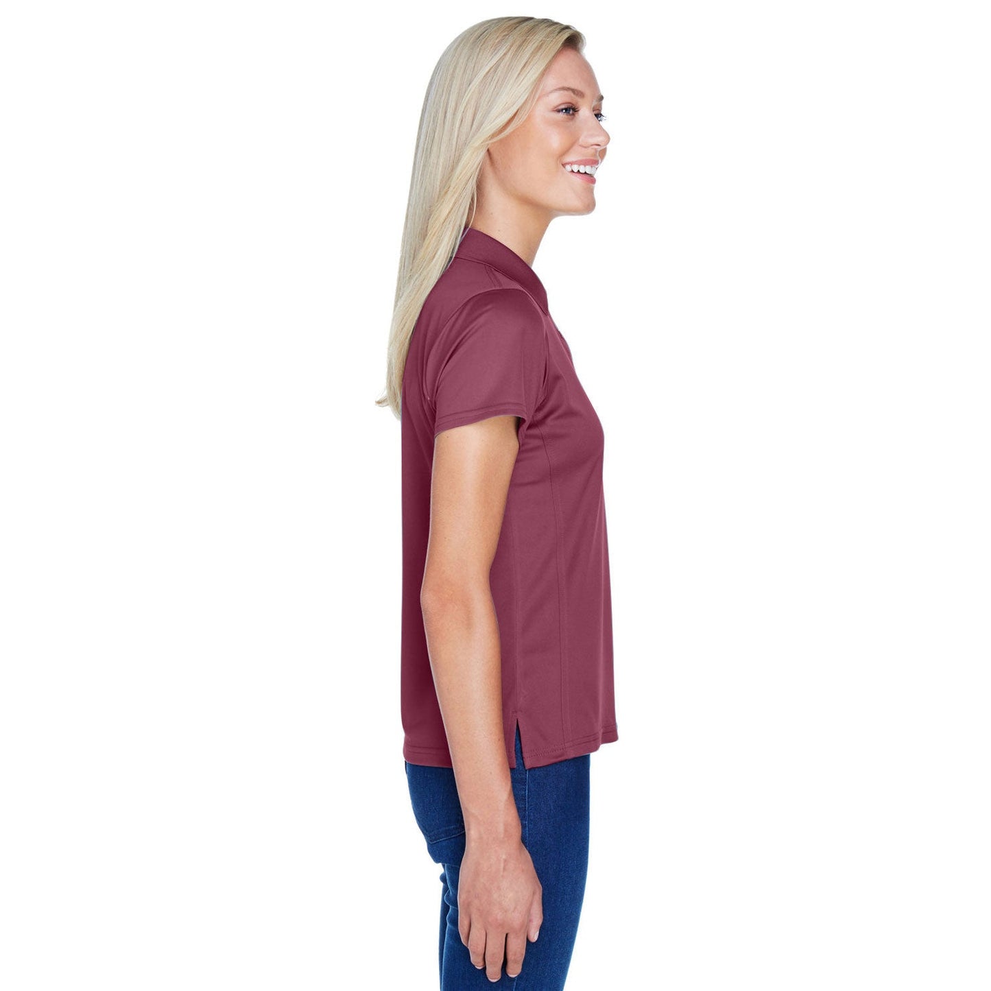 Black Polo Shirts - Harriton - Quick-Drying Polyester