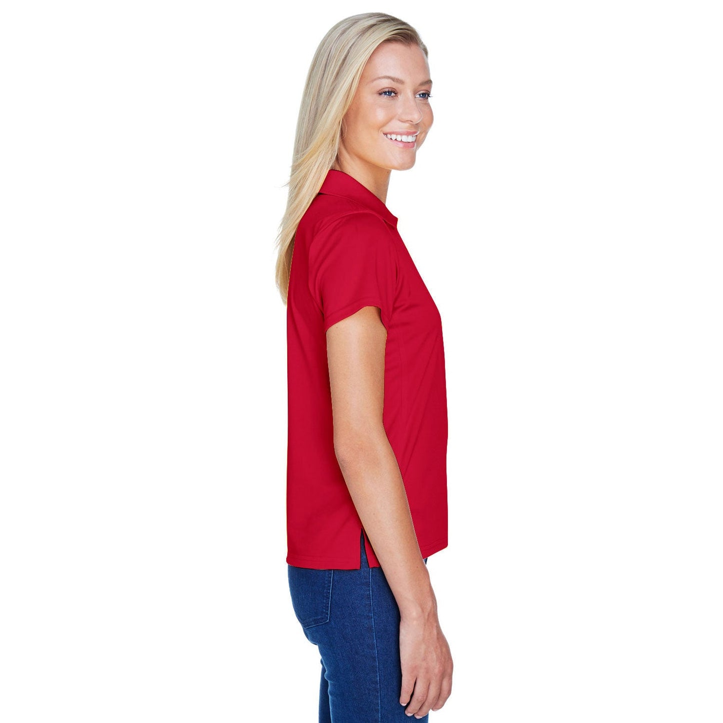 Black Polo Shirts - Harriton - Quick-Drying Polyester