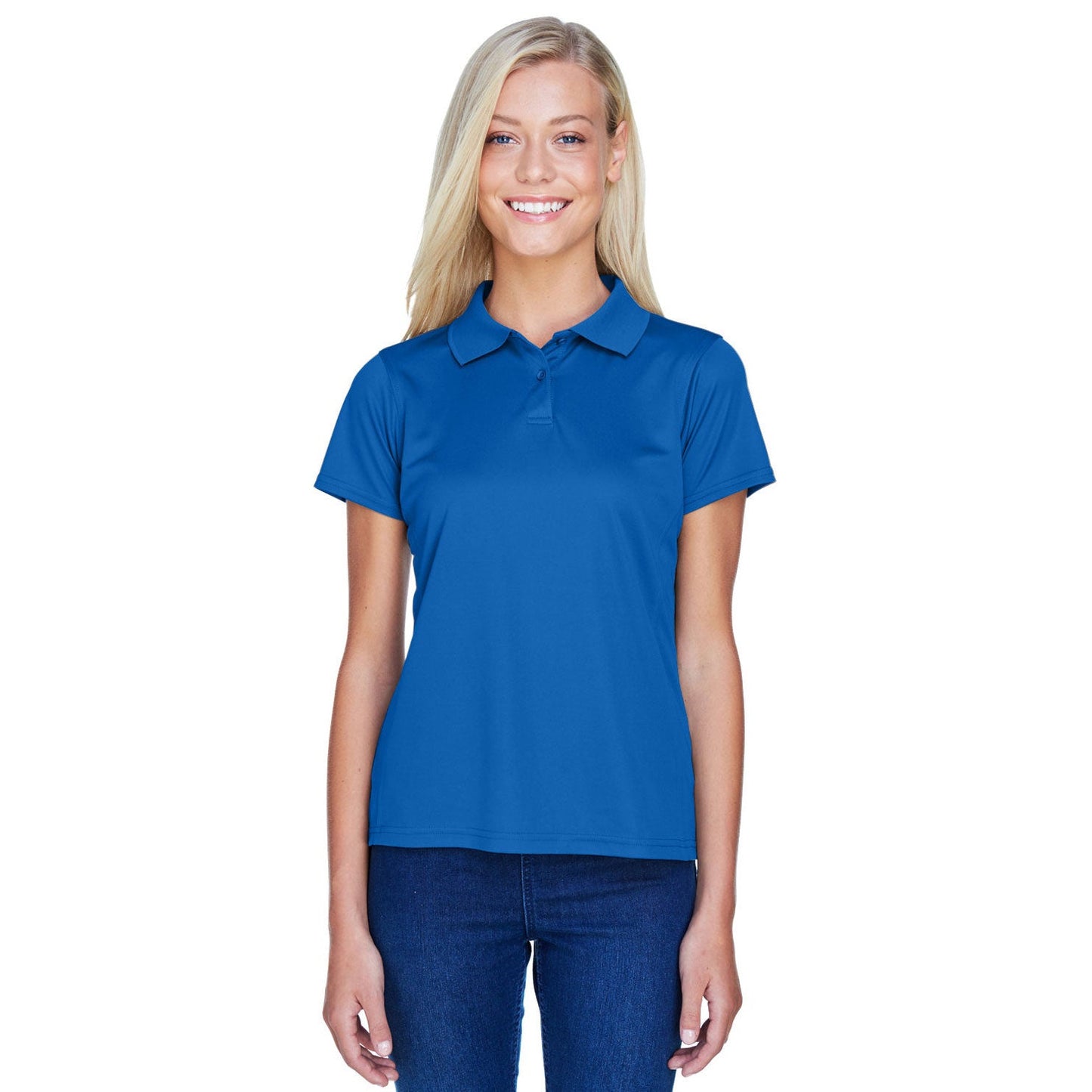 Black Polo Shirts - Harriton - Quick-Drying Polyester