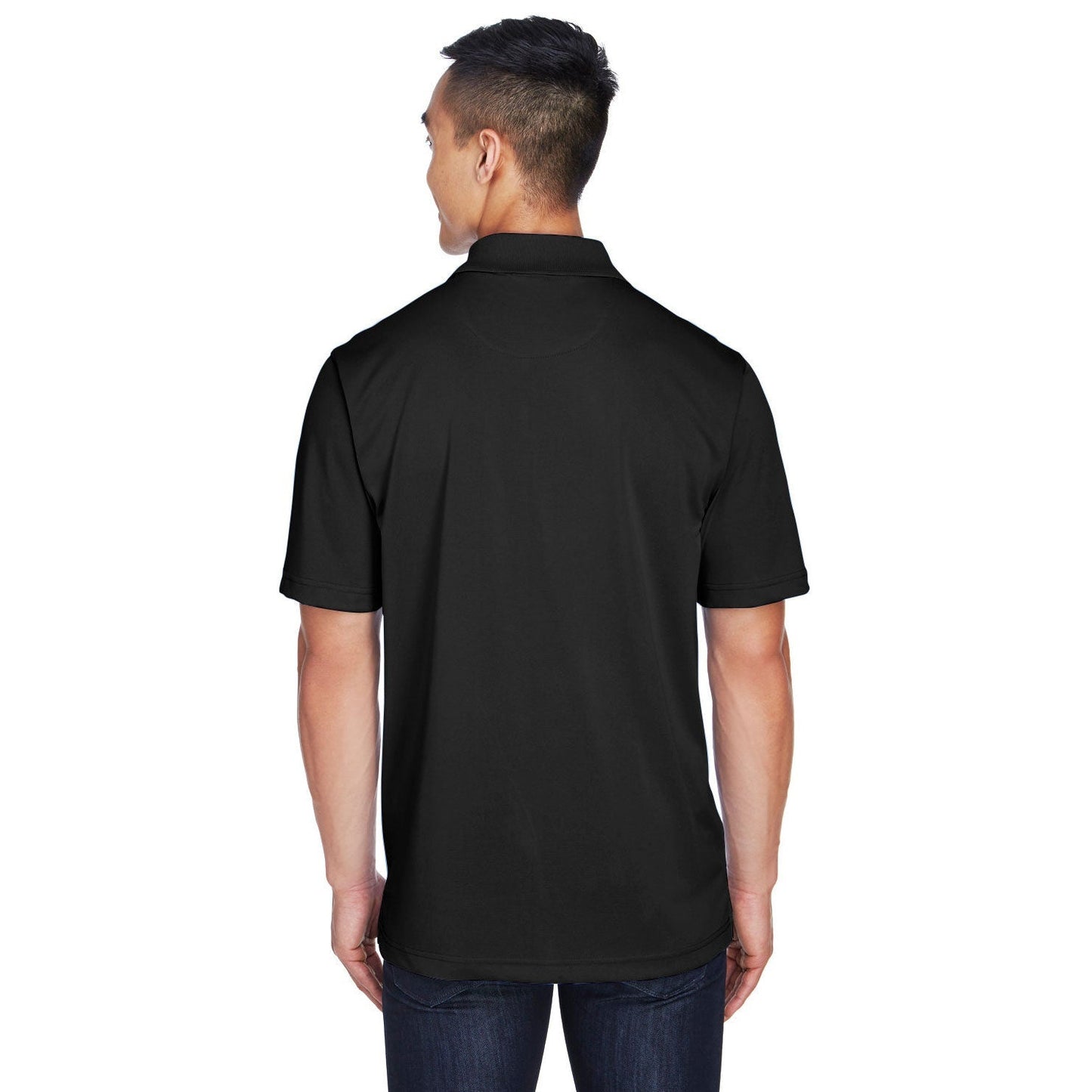 Black Polo Shirt - Harriton - Snag Protection Plus