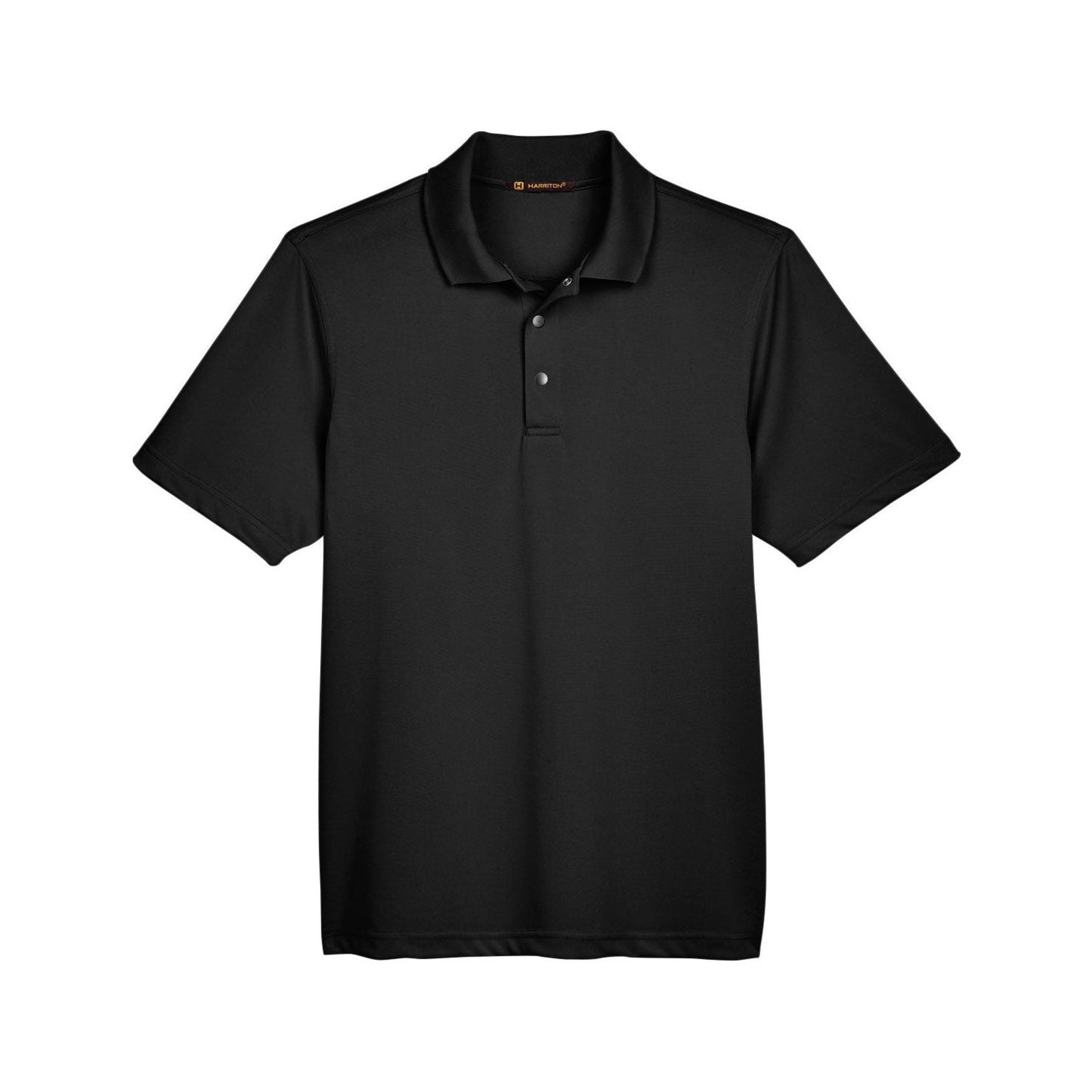 Black Polo Shirt - Harriton - Snag Protection Plus