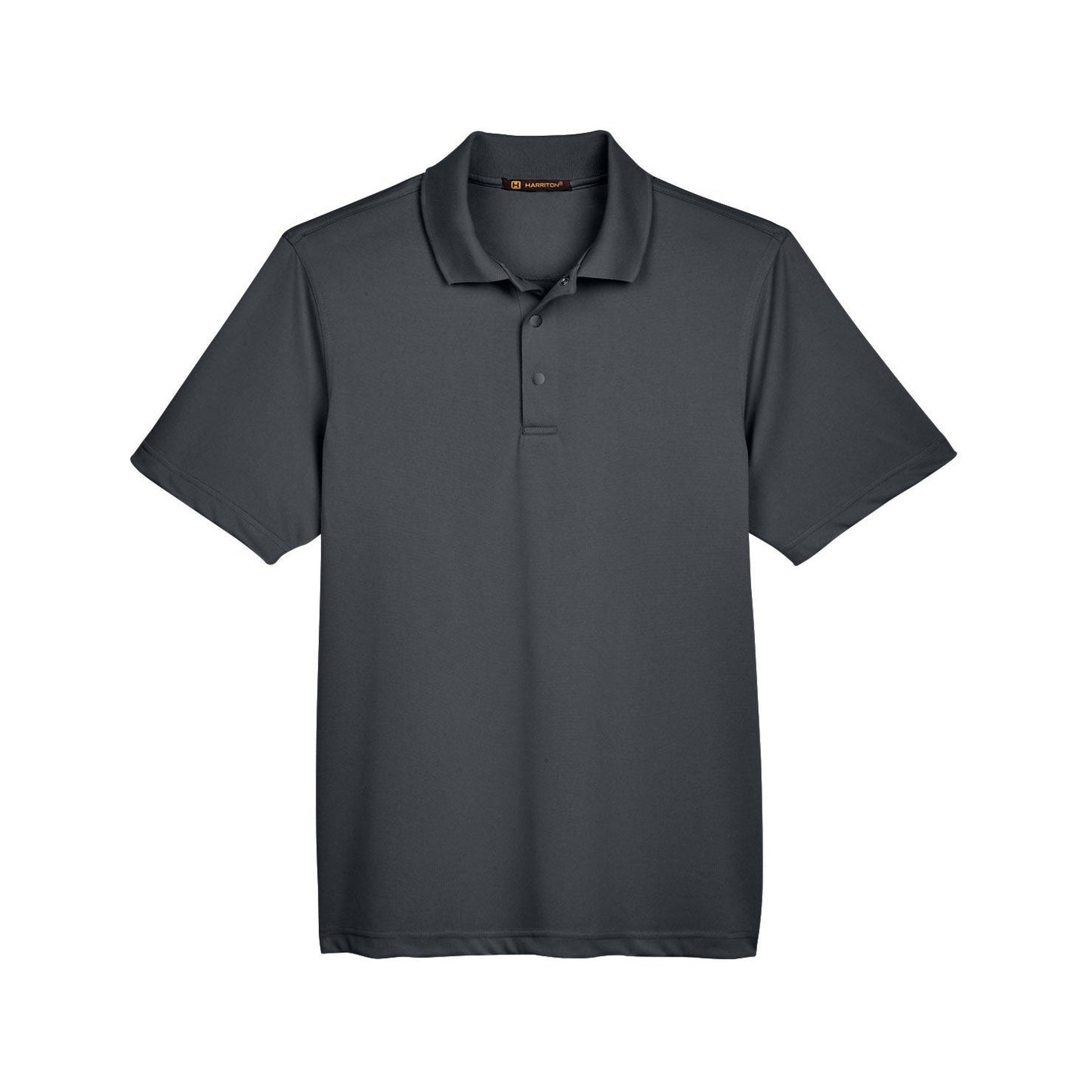 Black Polo Shirt - Harriton - Snag Protection Plus