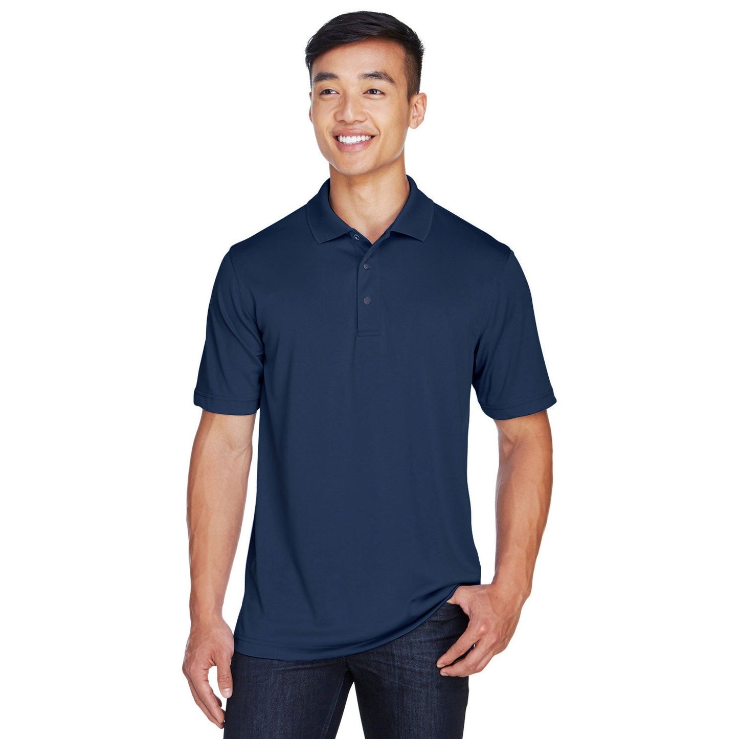 Black Polo Shirt - Harriton - Snag Protection Plus