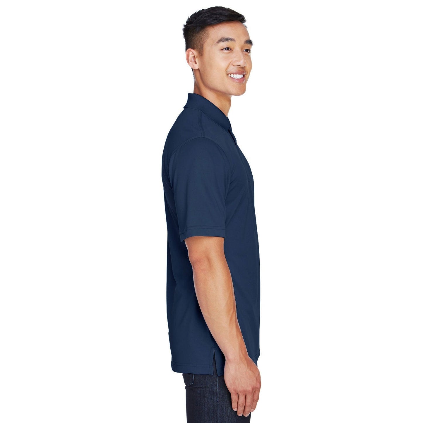 Black Polo Shirt - Harriton - Snag Protection Plus