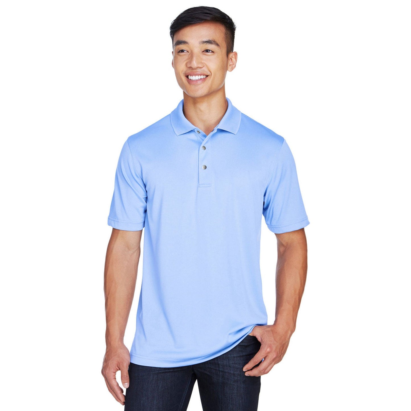 Black Polo Shirt - Harriton - Snag Protection Plus