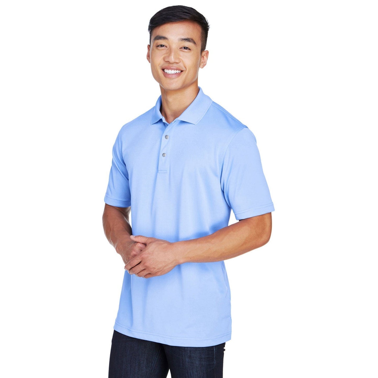 Black Polo Shirt - Harriton - Snag Protection Plus