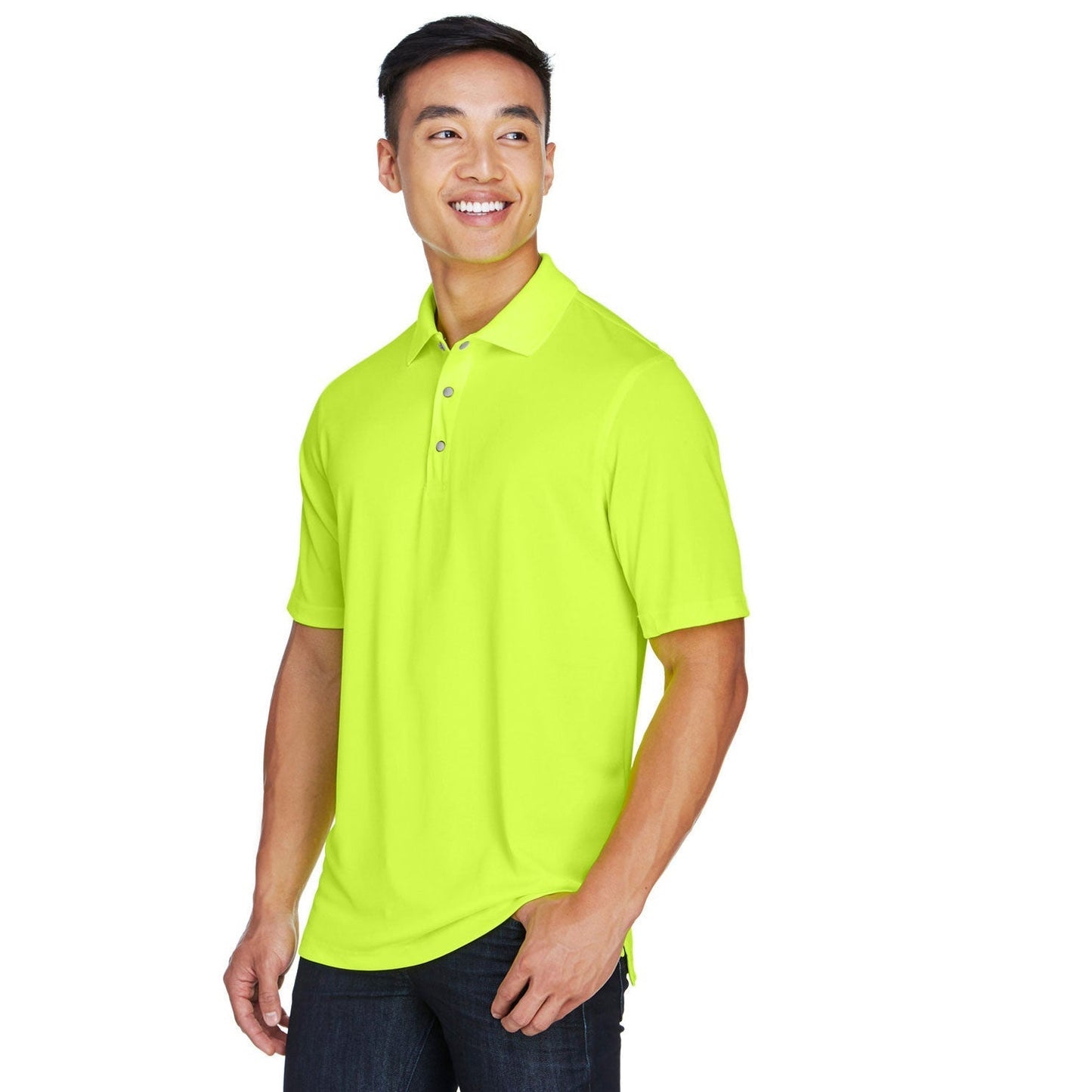 Black Polo Shirt - Harriton - Snag Protection Plus