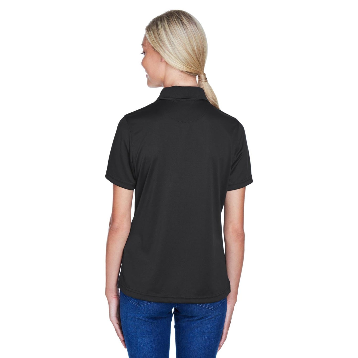 Black Polo Shirts - Harriton - Snag Protection Plus