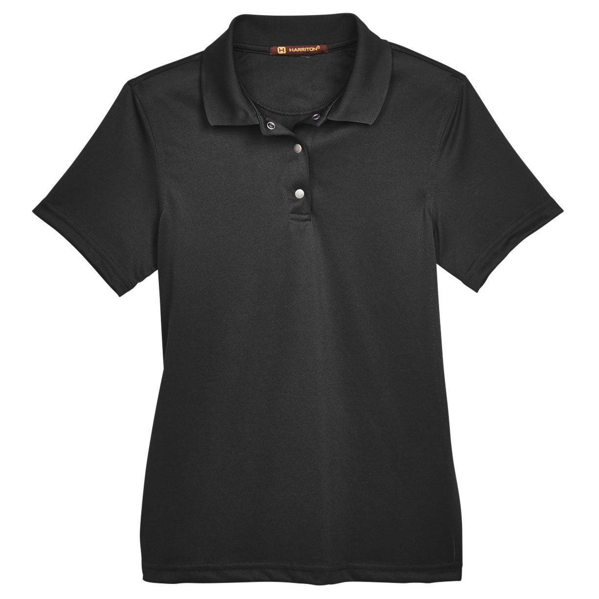 Black Polo Shirts - Harriton - Snag Protection Plus