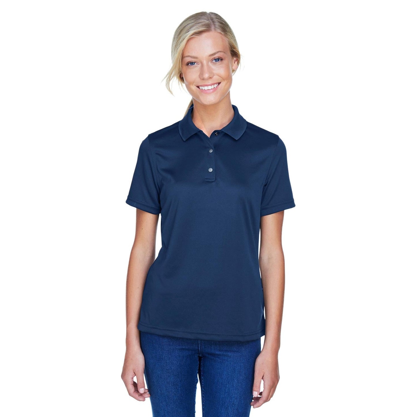 Black Polo Shirts - Harriton - Snag Protection Plus