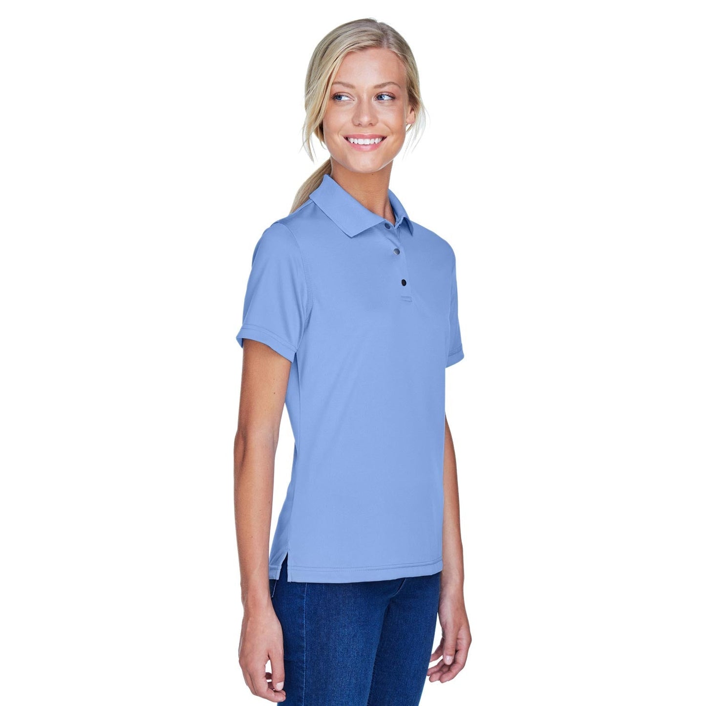 Black Polo Shirts - Harriton - Snag Protection Plus