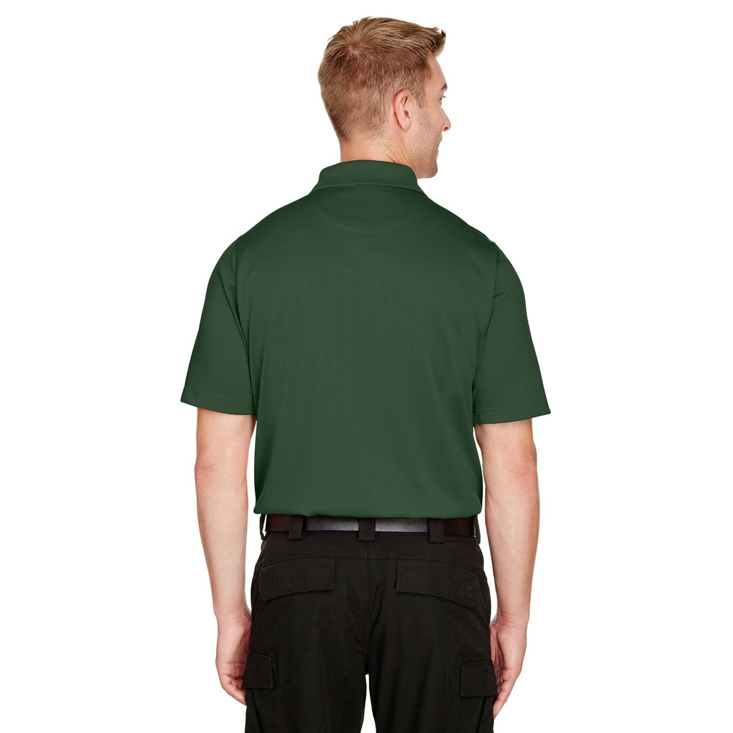 Black Polo Shirt - Harriton - Snag Protection Plus