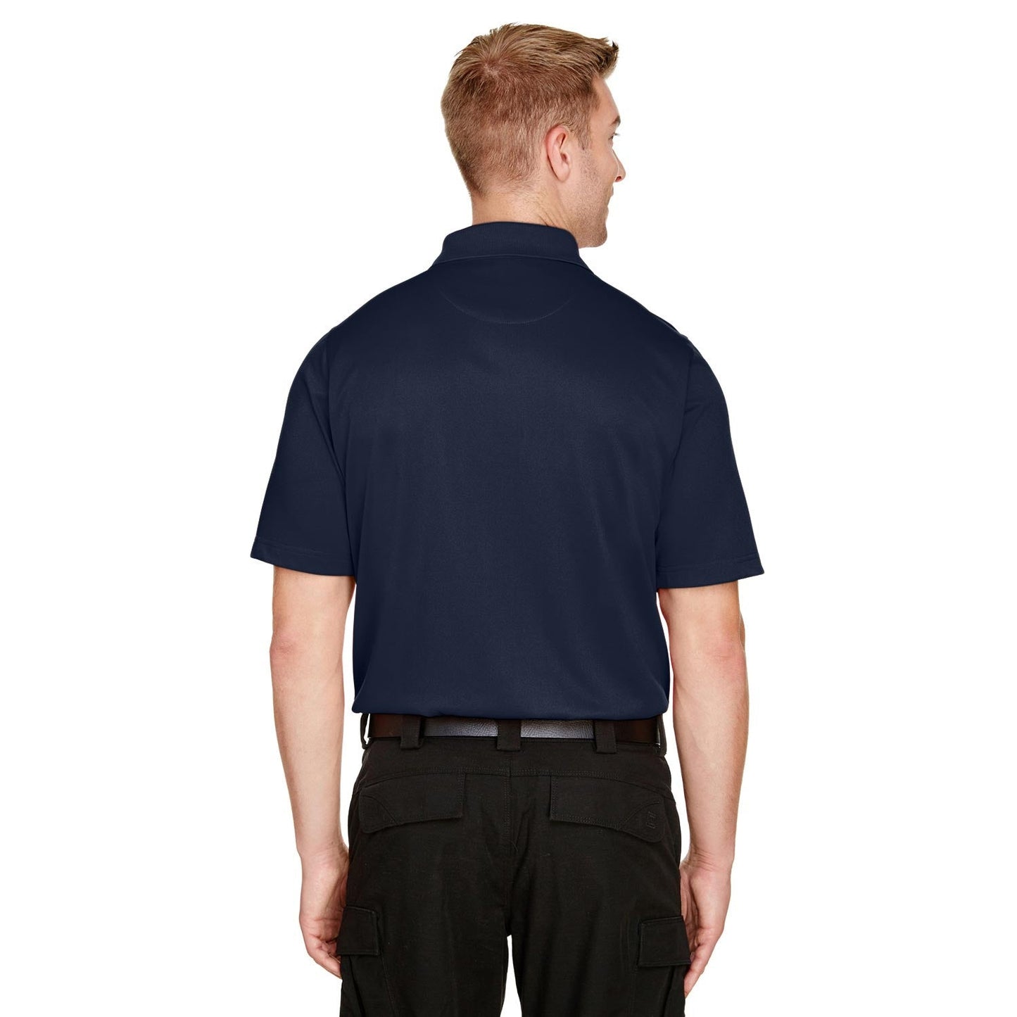 Black Polo Shirt - Harriton - Snag Protection Plus