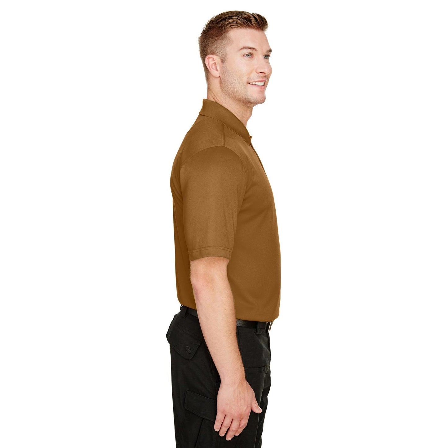 Black Polo Shirt - Harriton - Snag Protection Plus