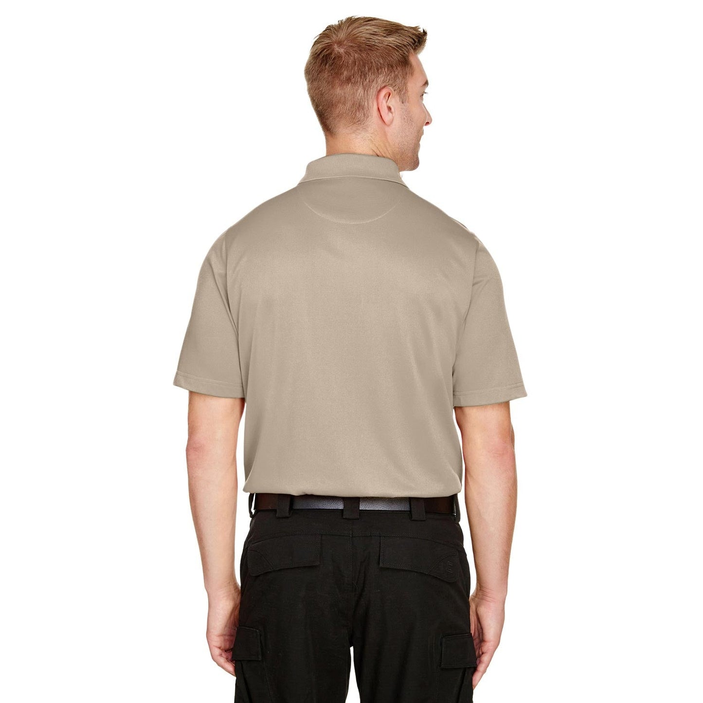 Black Polo Shirt - Harriton - Snag Protection Plus
