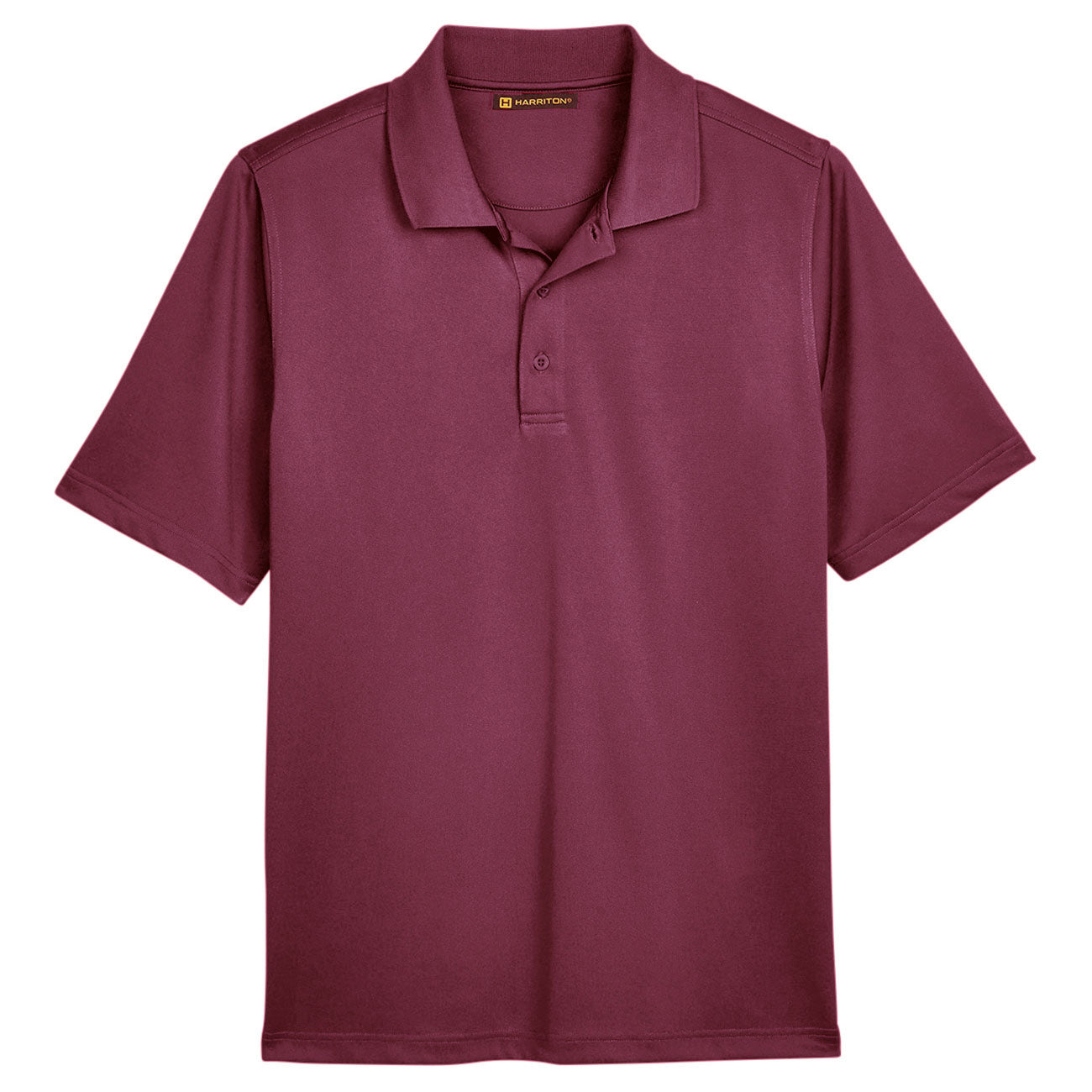 Black Polo Shirt - Harriton - Snag Protection Plus