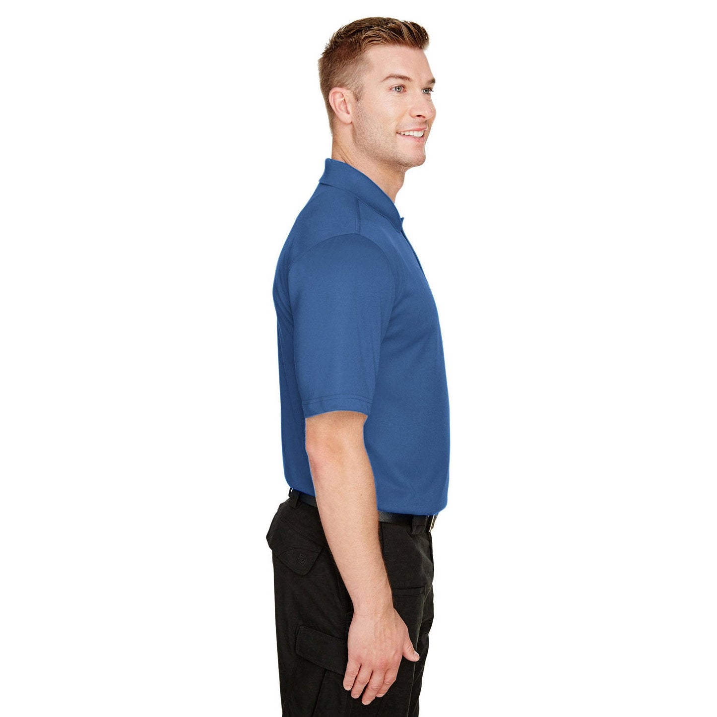 Black Polo Shirt - Harriton - Snag Protection Plus