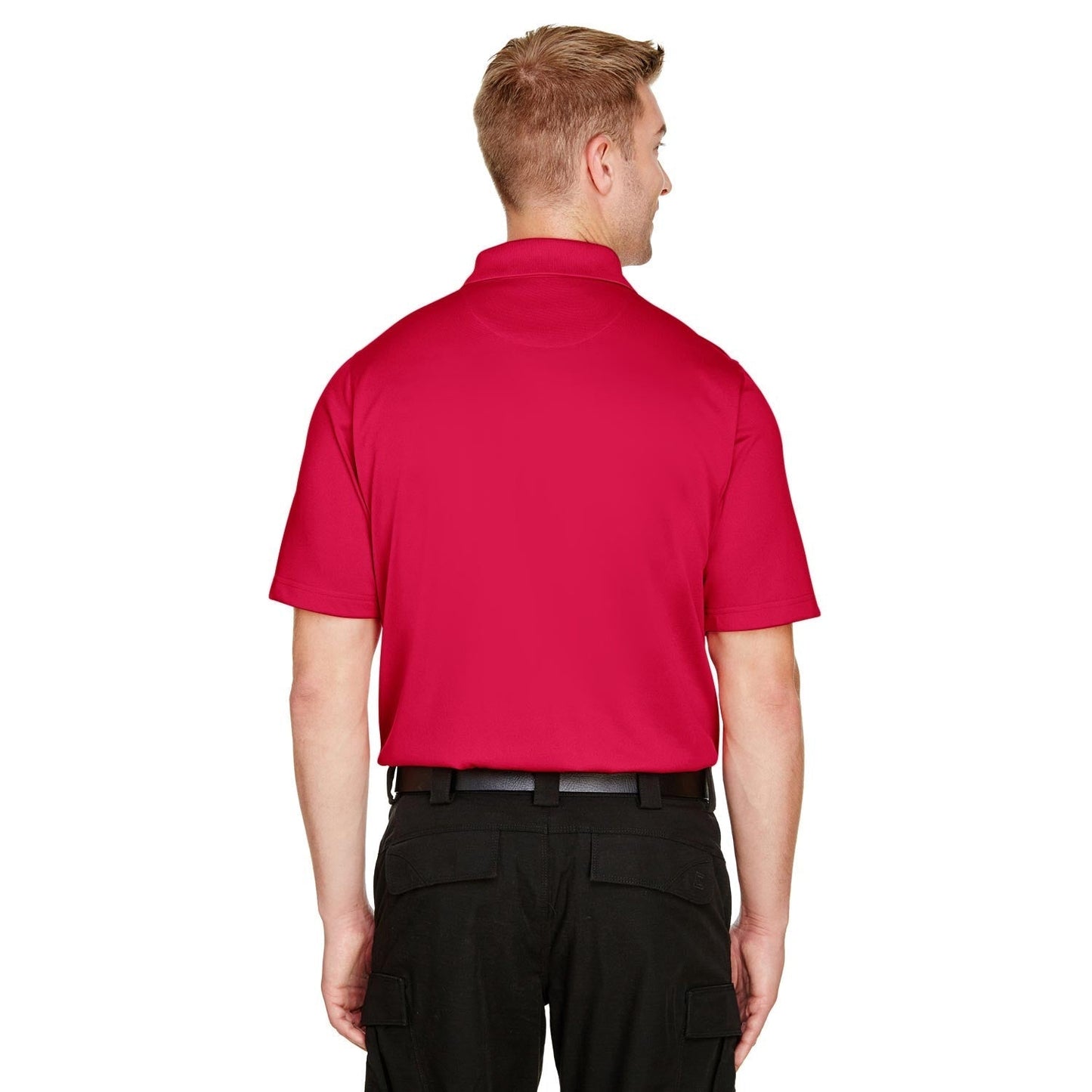 Black Polo Shirt - Harriton - Snag Protection Plus