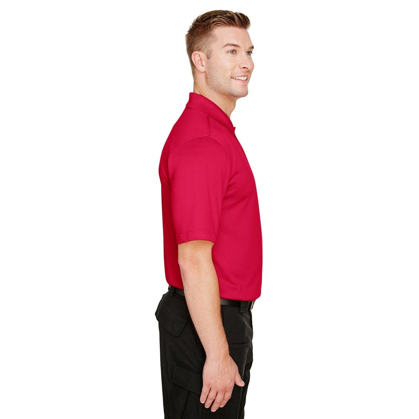Black Polo Shirt - Harriton - Snag Protection Plus