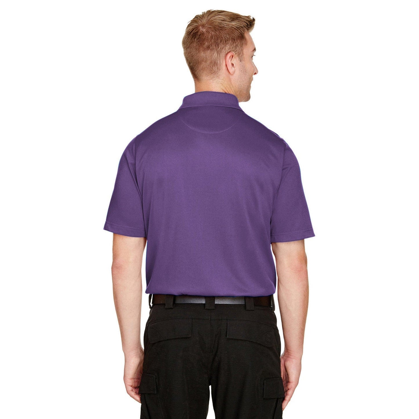 Black Polo Shirt - Harriton - Snag Protection Plus