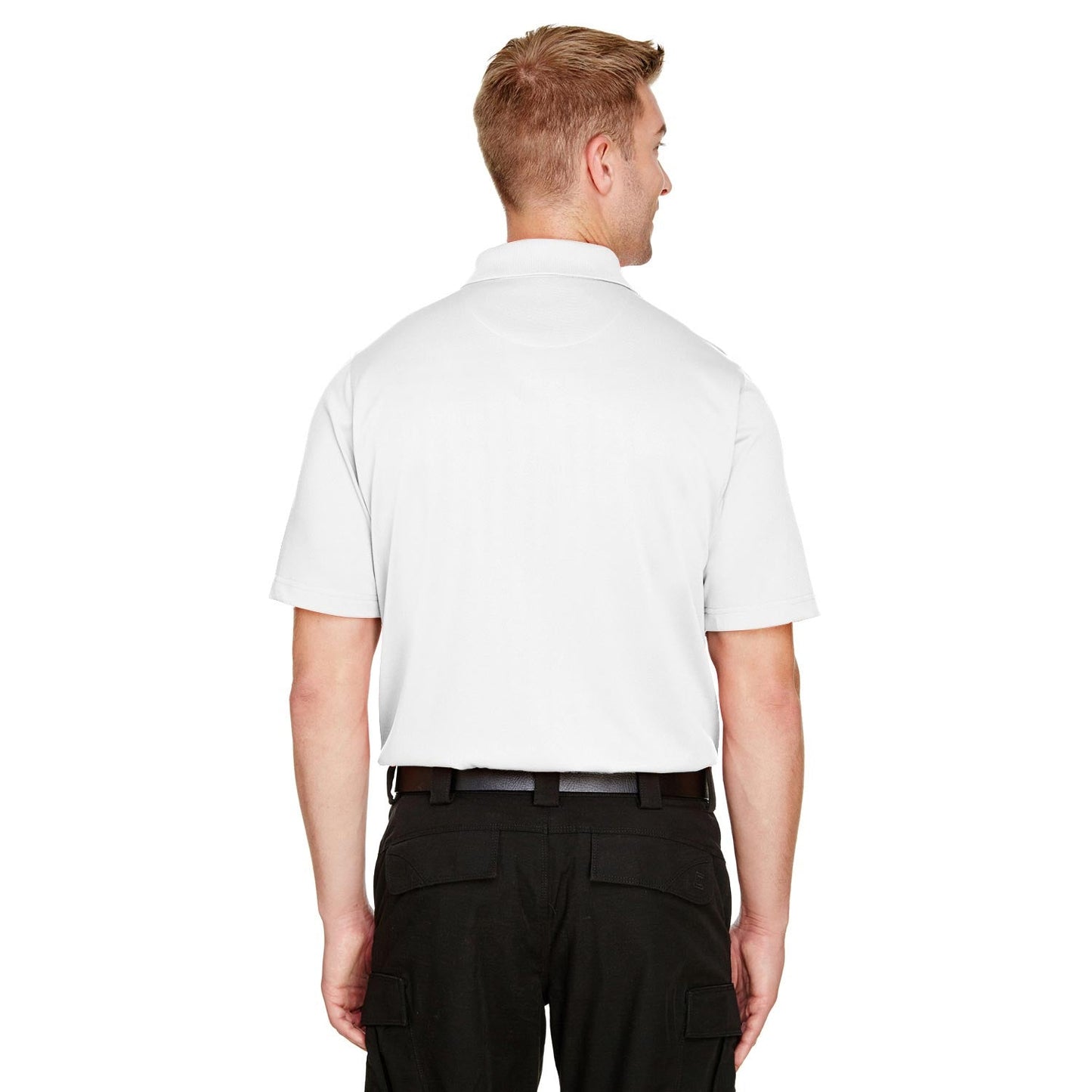 Black Polo Shirt - Harriton - Snag Protection Plus