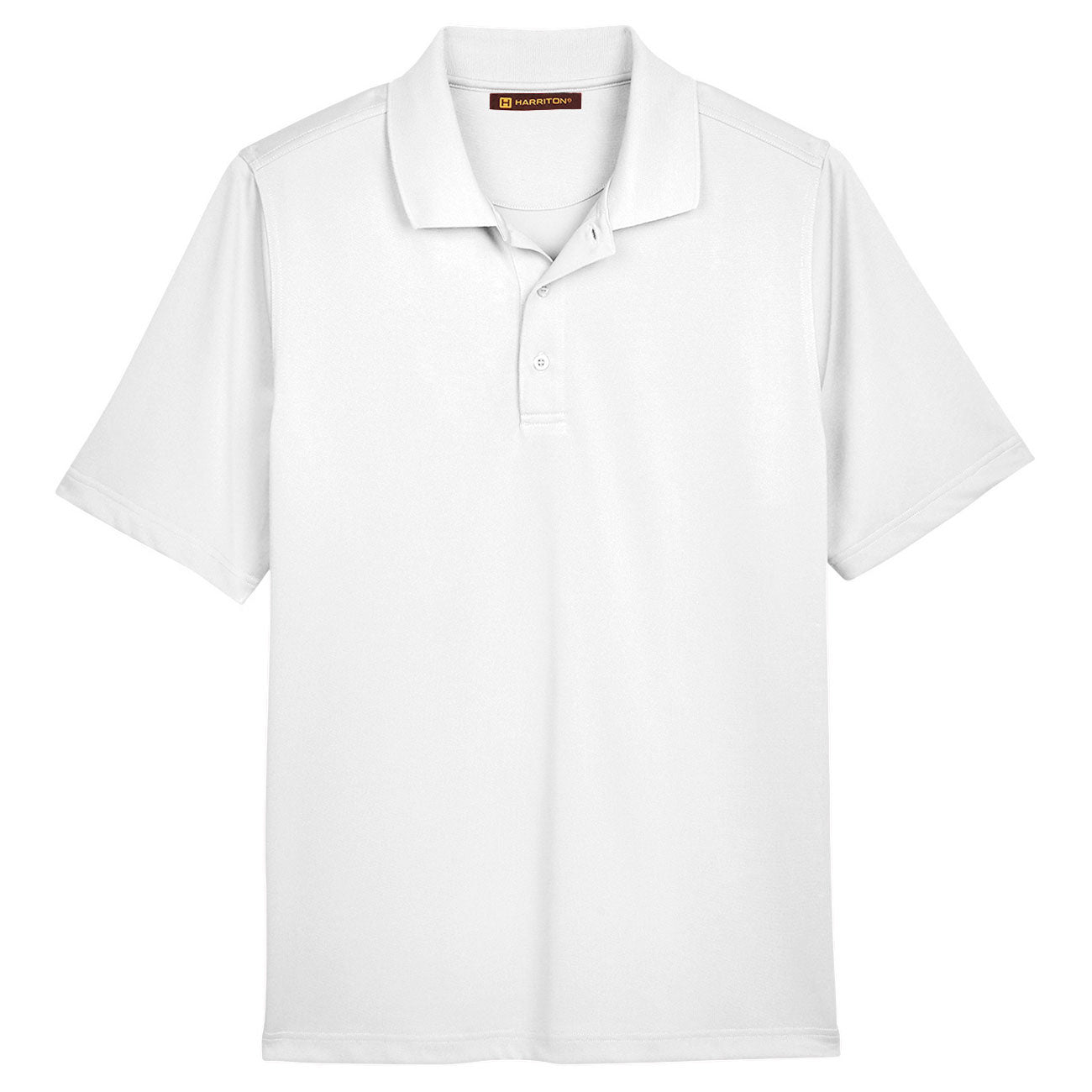 Black Polo Shirt - Harriton - Snag Protection Plus