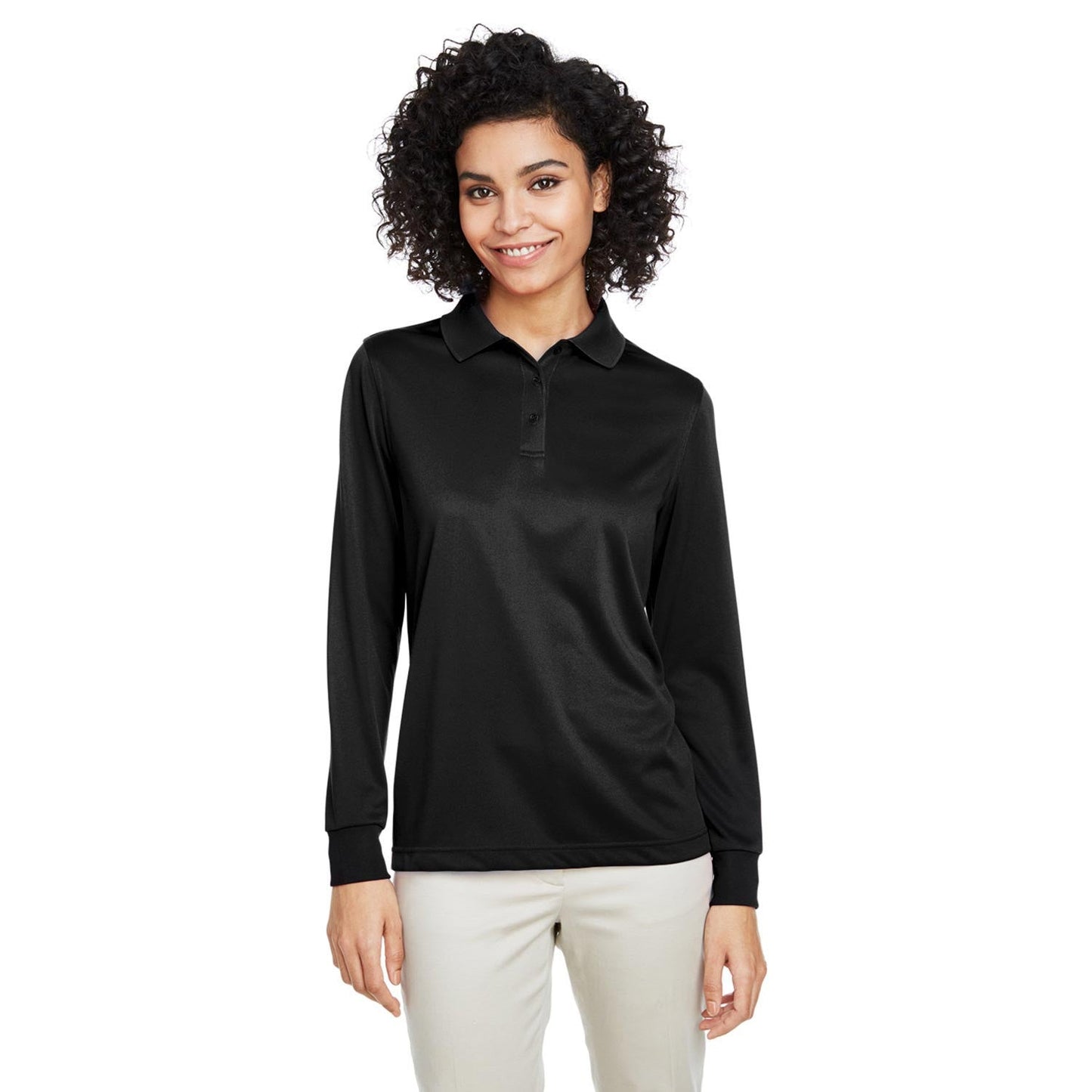 Black Polo Shirt - Harriton - Snag Protection Plus
