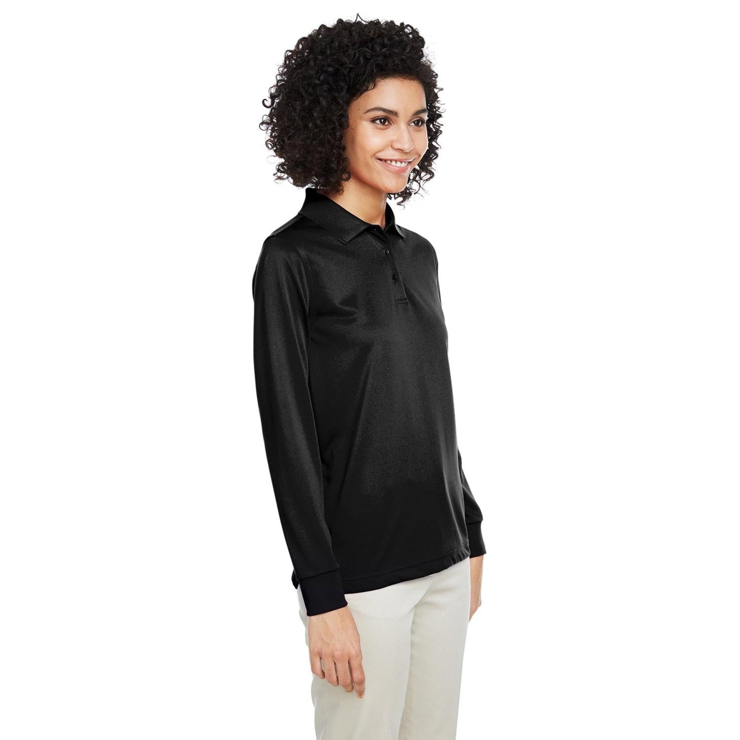 Black Polo Shirt - Harriton - Snag Protection Plus