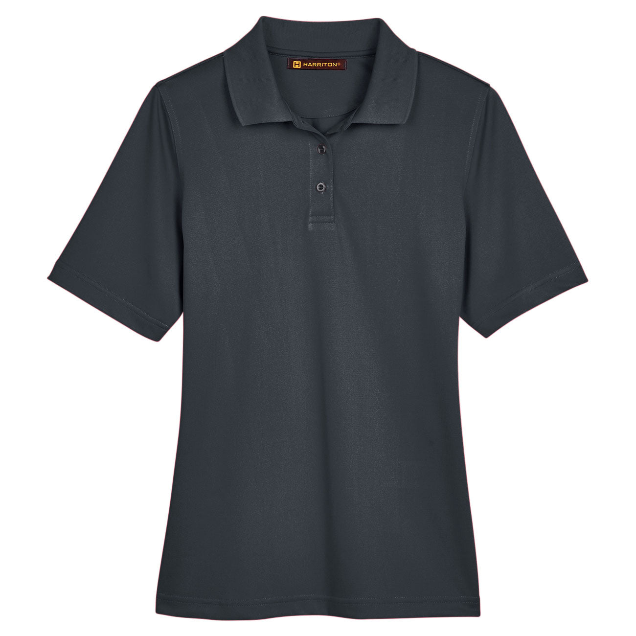 Black Polo Shirts - Harriton - Snag Resistant Design