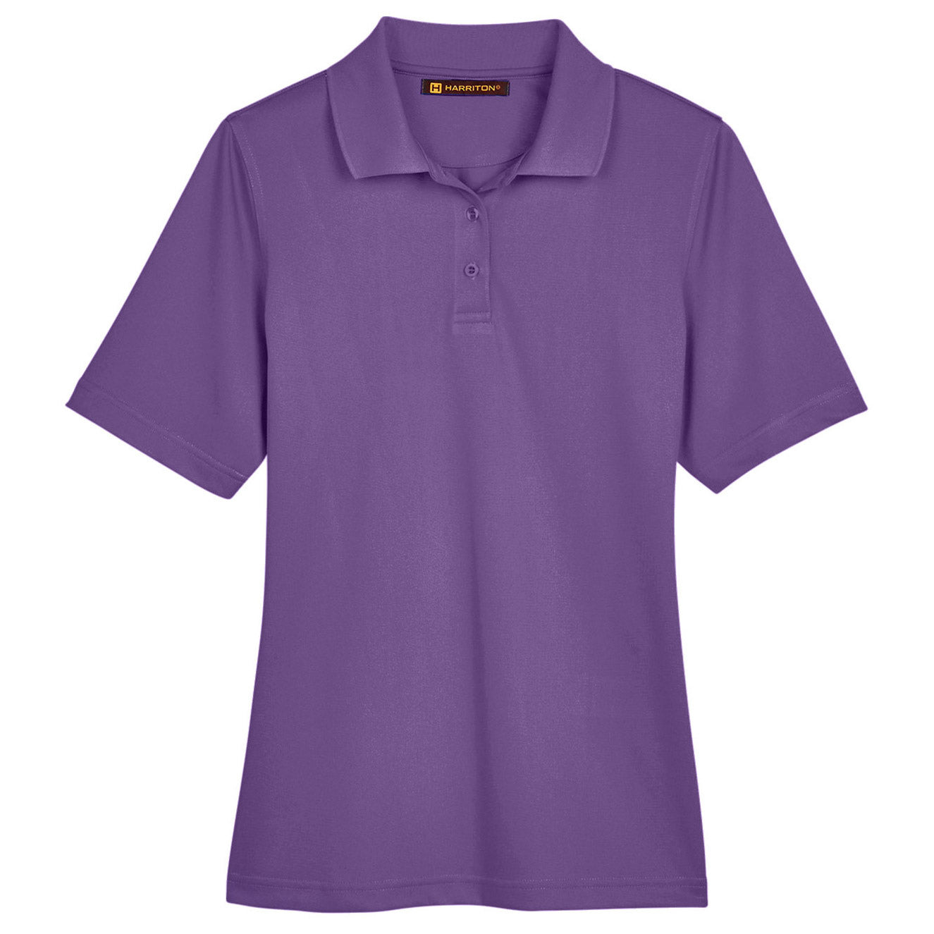 Black Polo Shirts - Harriton - Snag Resistant Design